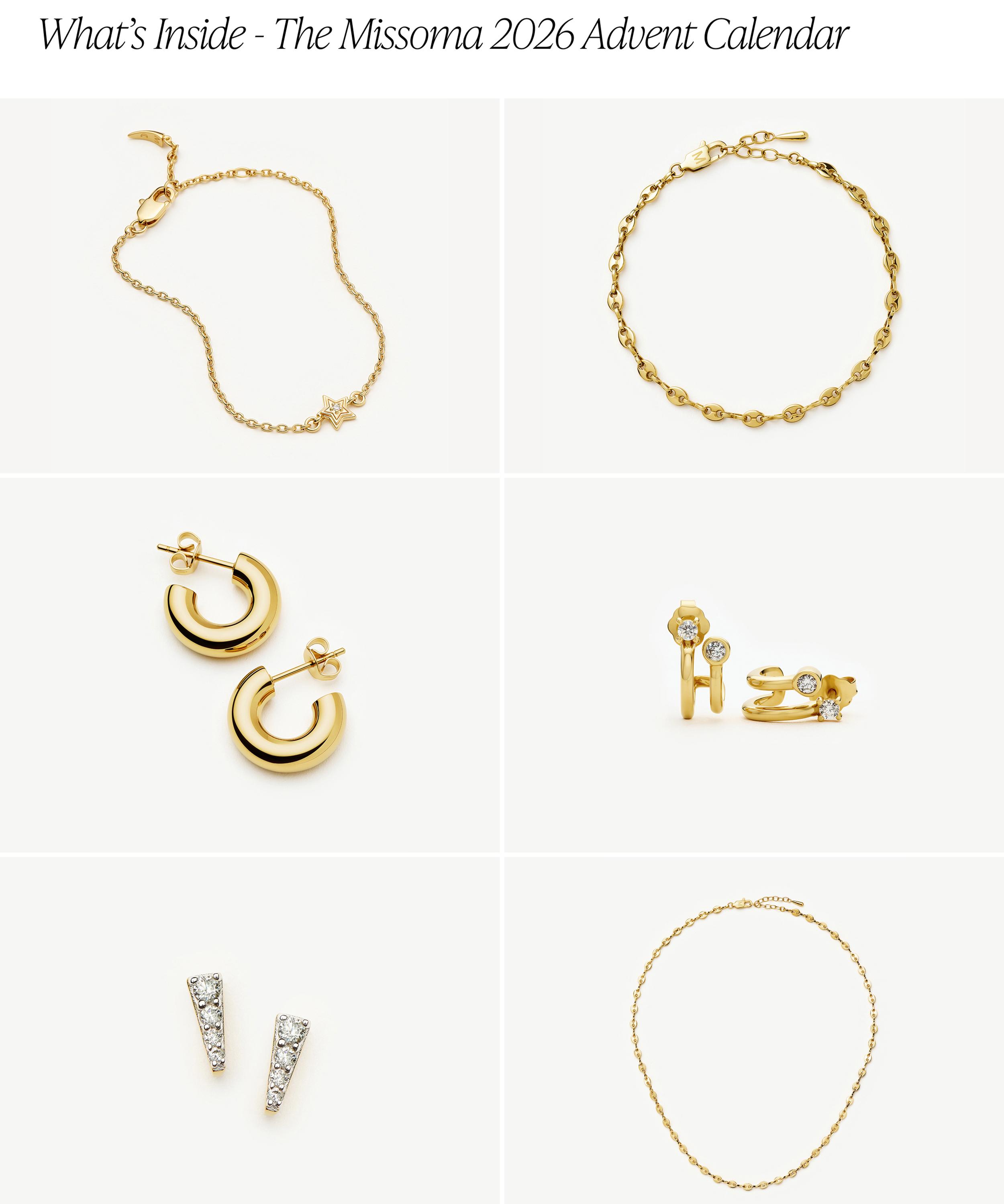 Missoma - Gold Jewellery Advent Calendar image number 3