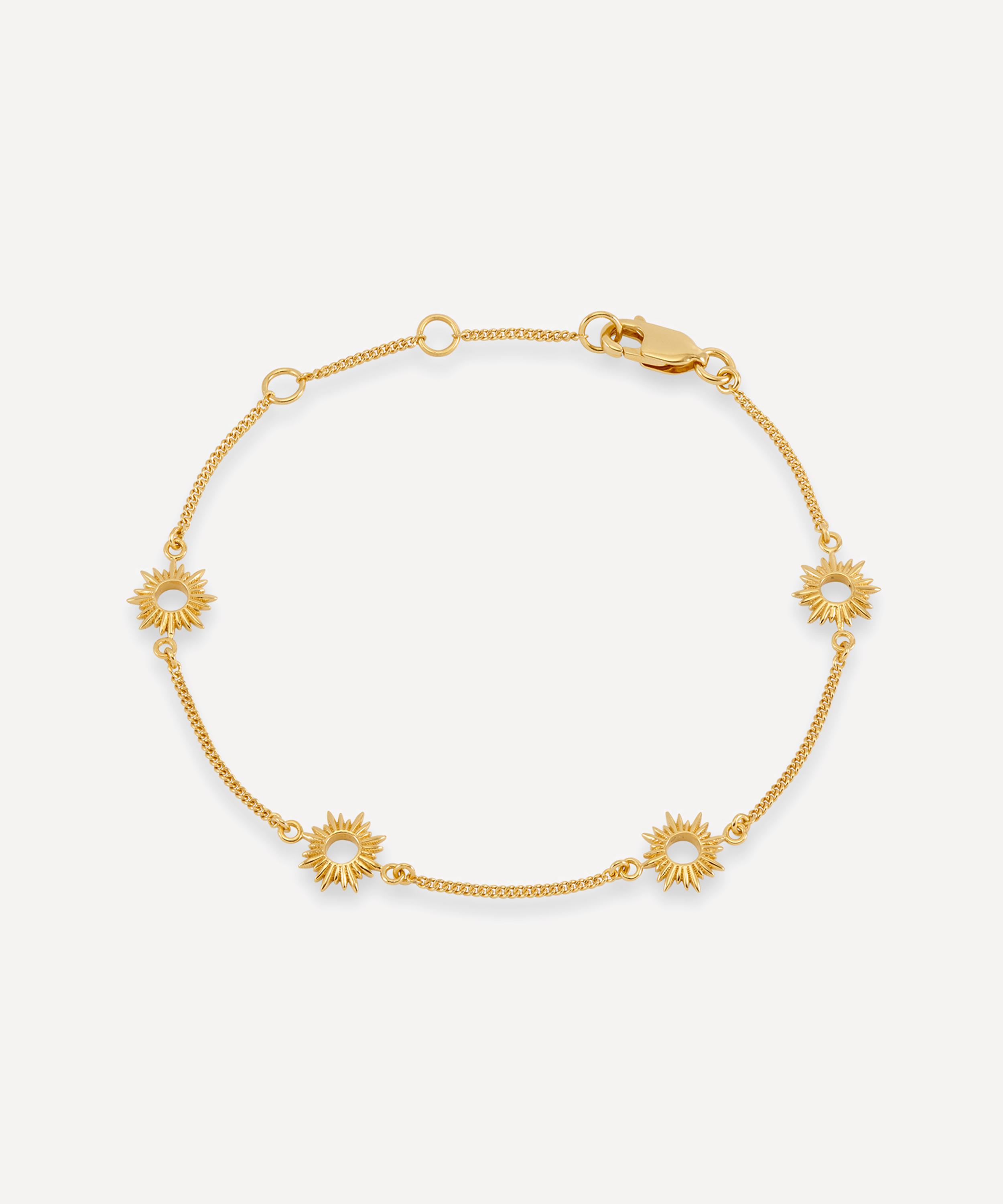 Rachel Jackson - 18ct Gold-Plated Mini Eternal Sun Bracelet image number 0