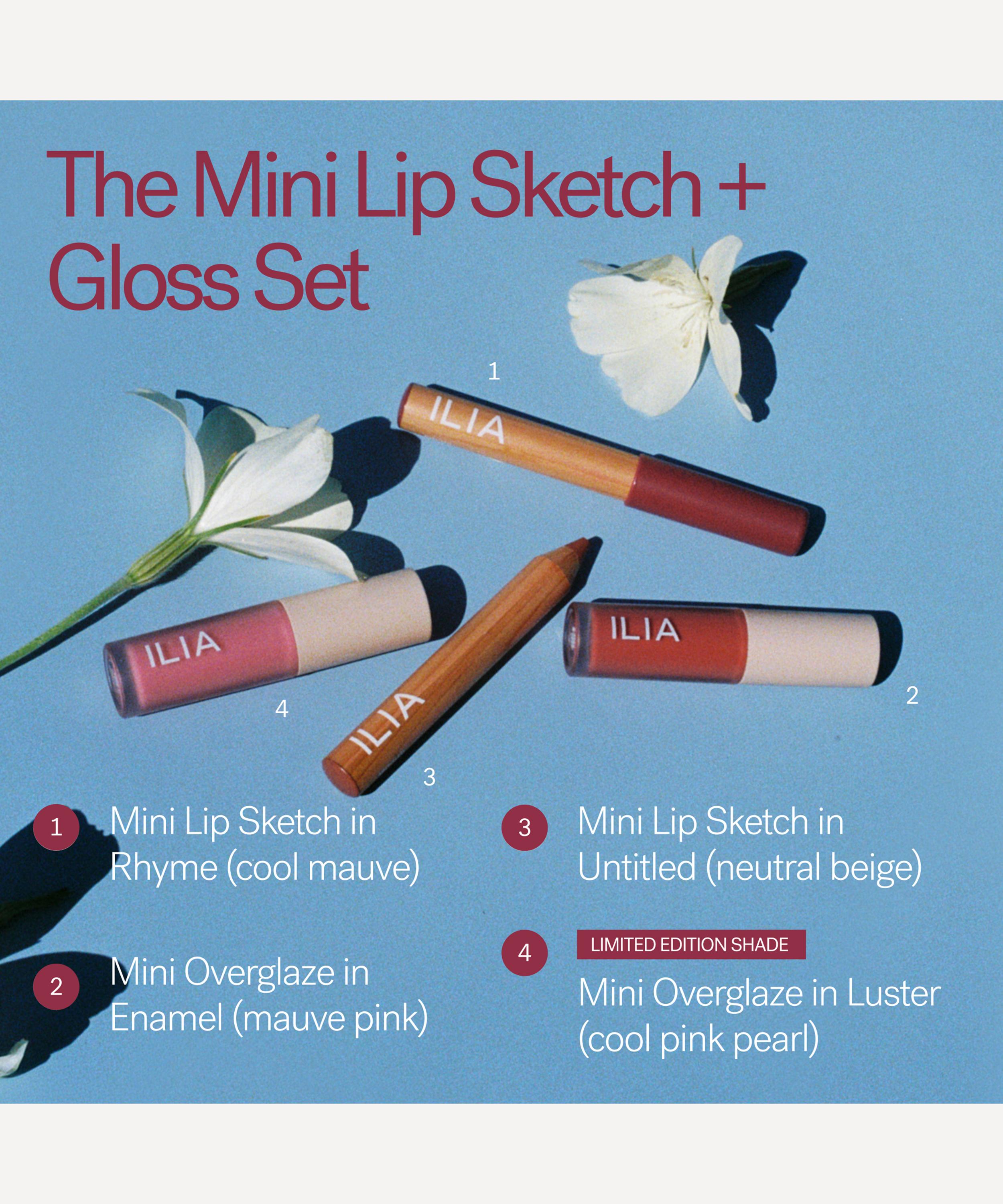 ILIA - The Mini Lip Sketch Gloss Set image number 6