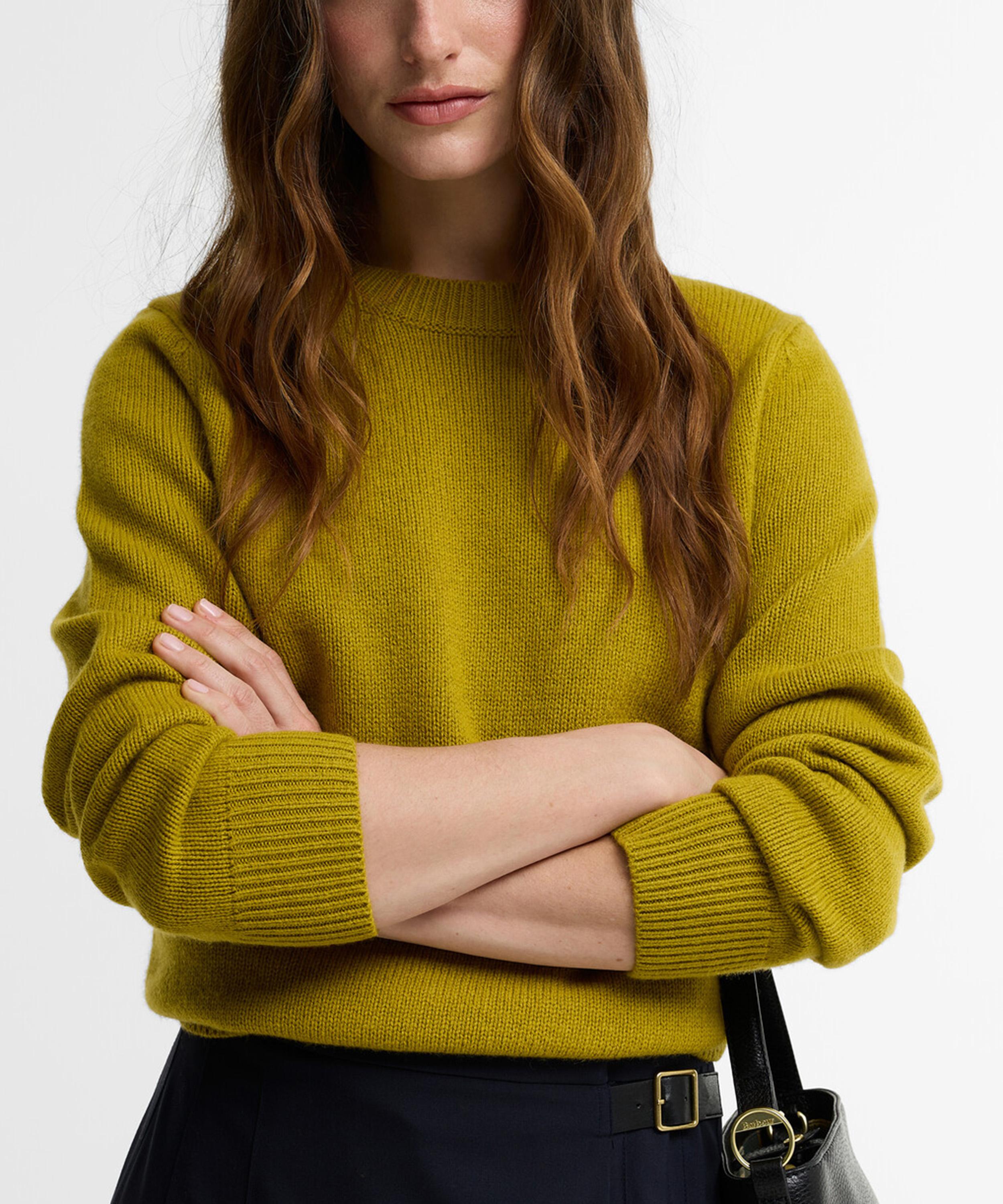 Barbour - Woodhouse Wool-Cashmere Crew-Neck Jumper image number 3