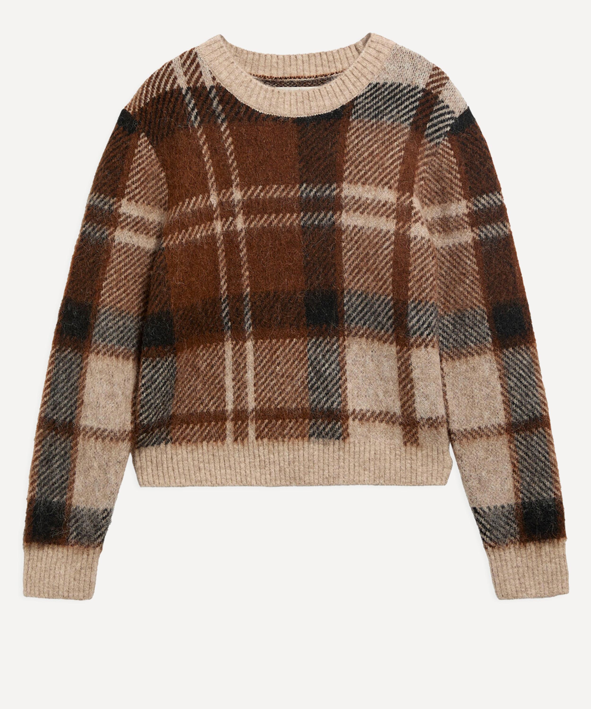 Barbour - Glendyn Tartan Crew-Neck Jumper image number 0