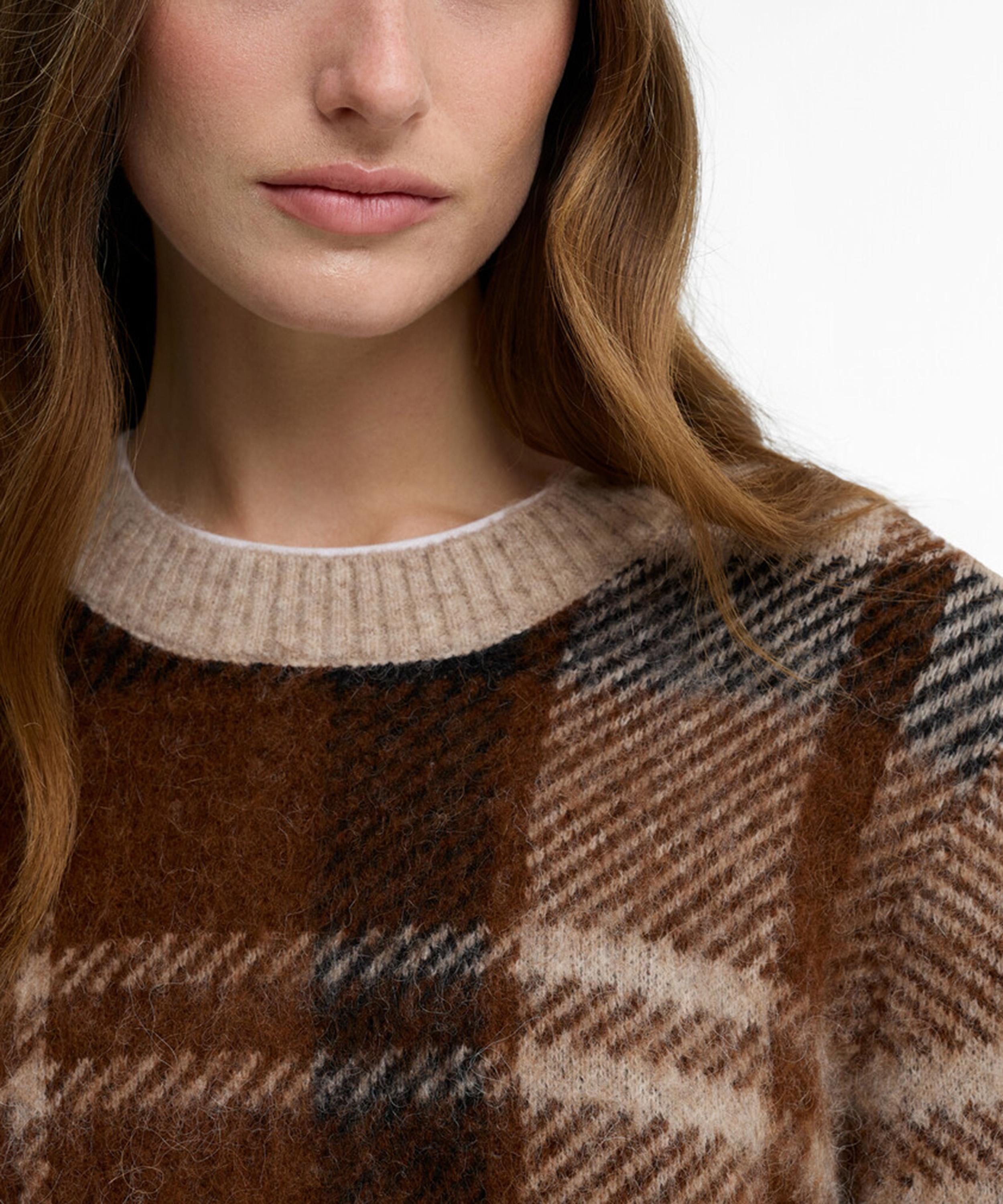 Barbour - Glendyn Tartan Crew-Neck Jumper image number 3
