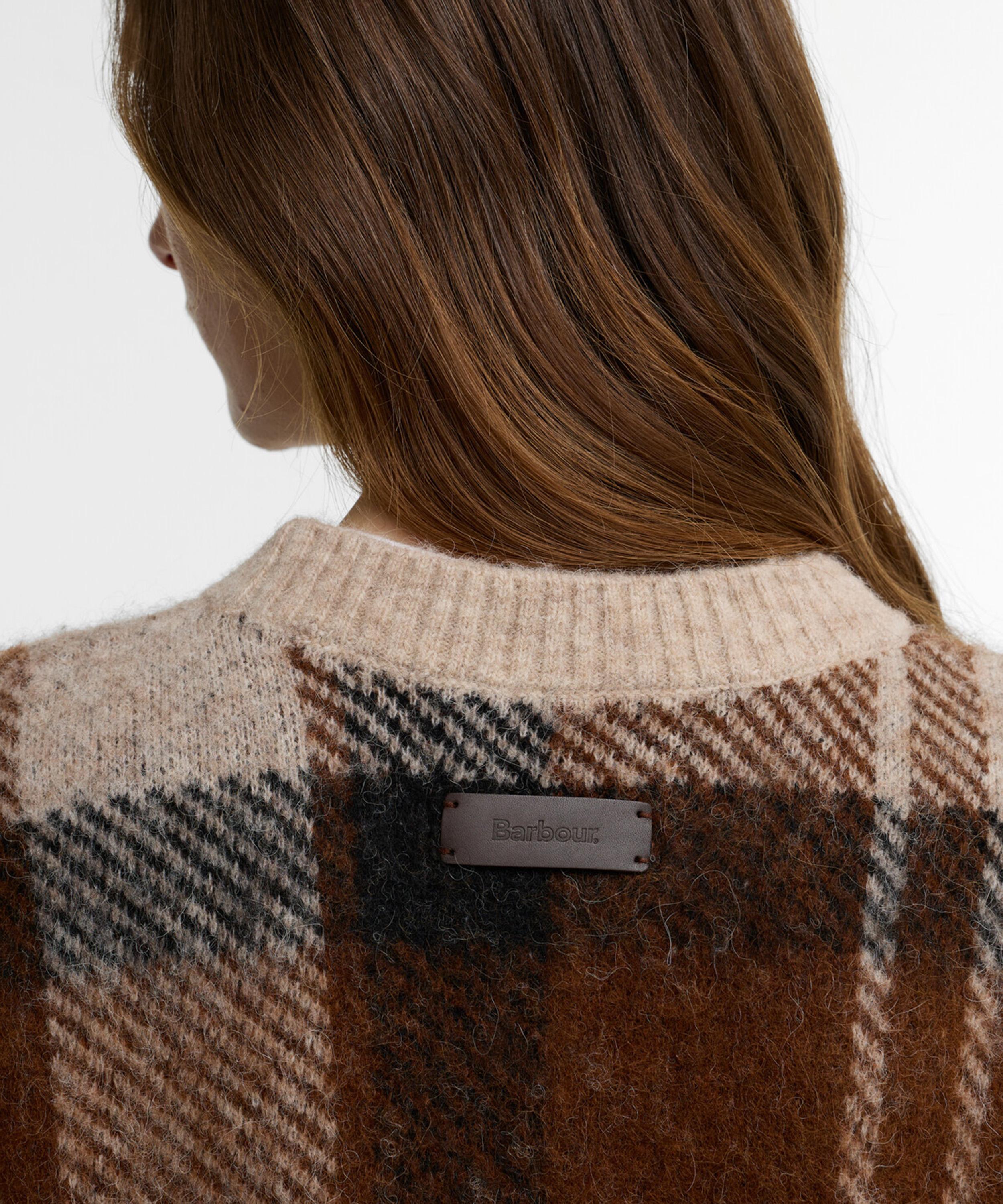 Barbour - Glendyn Tartan Crew-Neck Jumper image number 4
