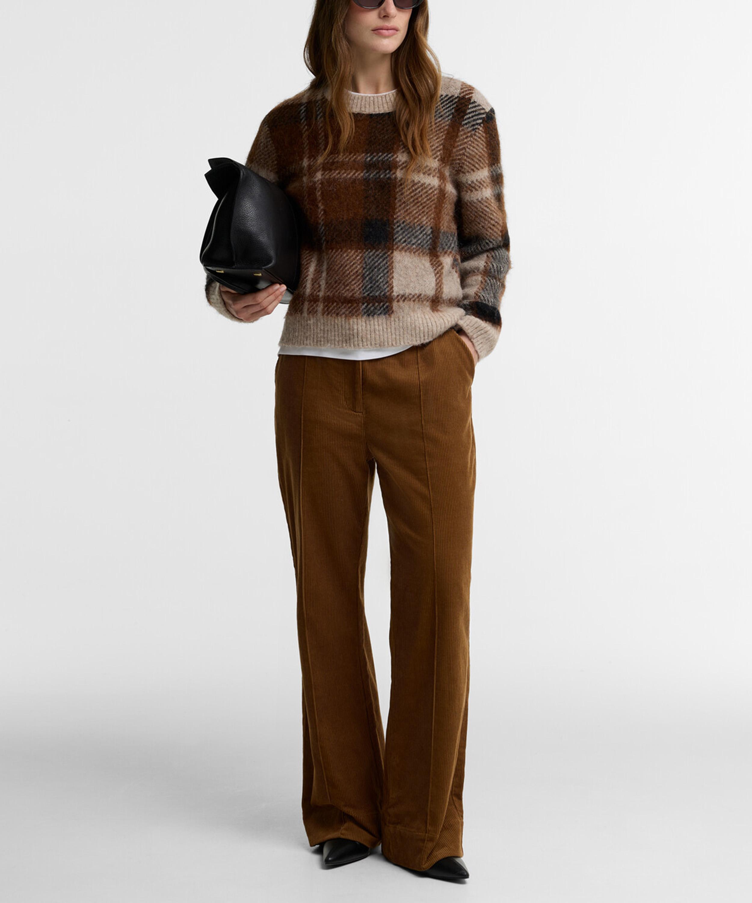 Barbour - Glendyn Tartan Crew-Neck Jumper image number 5