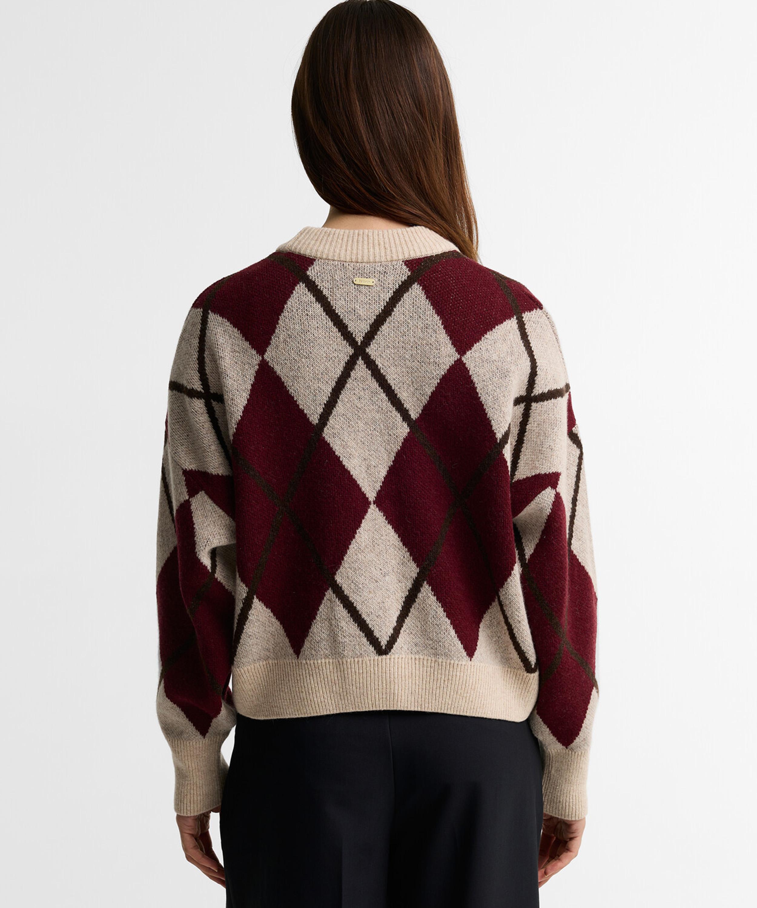 Barbour - Harleigh Argyle Wool-Blend Cardigan image number 2