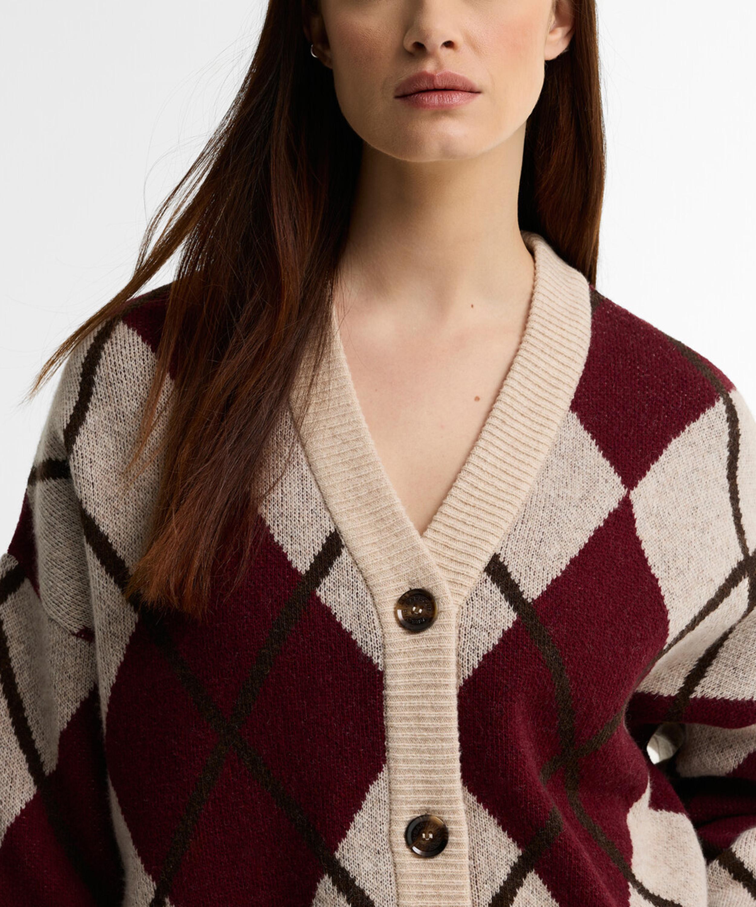 Barbour - Harleigh Argyle Wool-Blend Cardigan image number 3