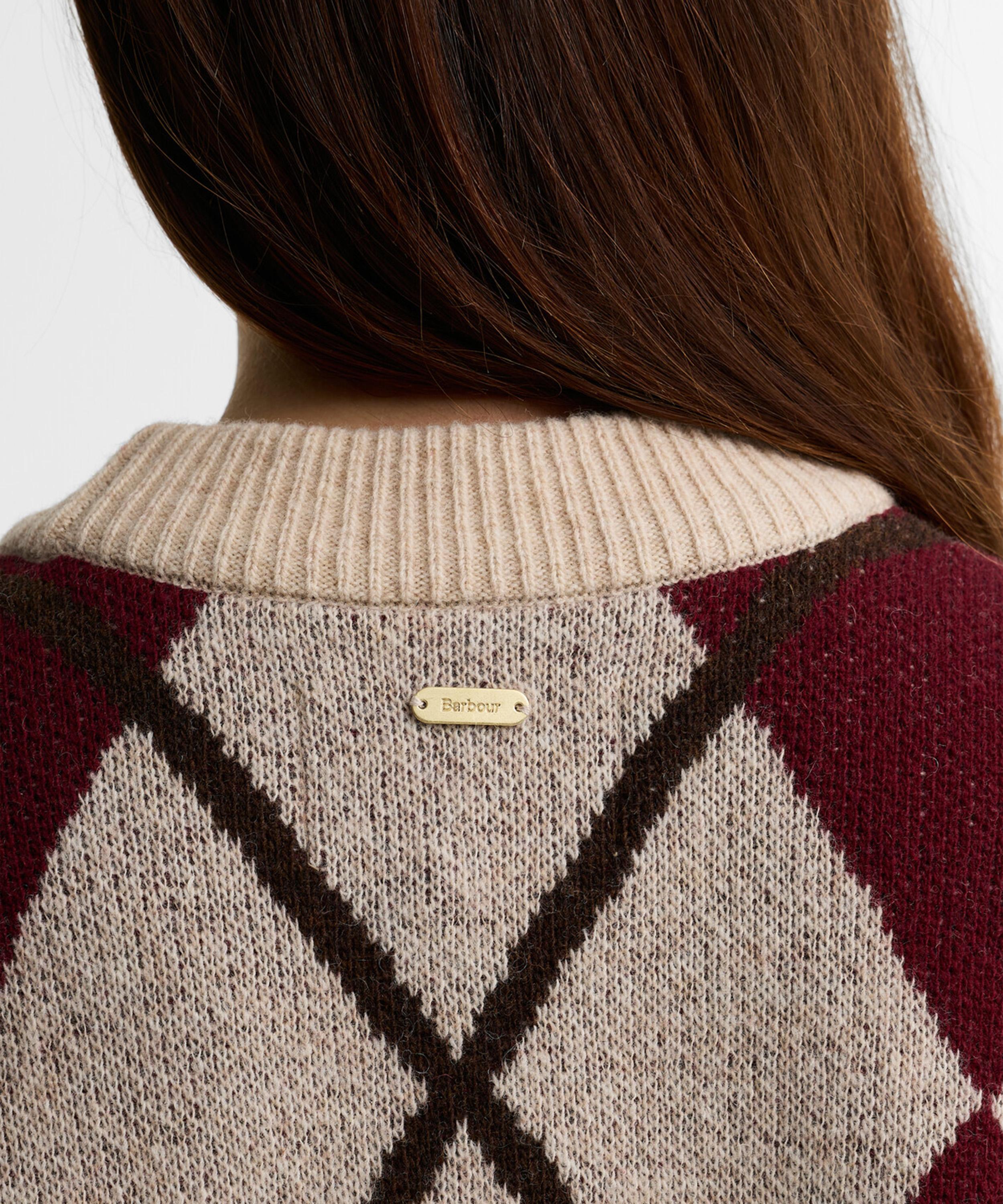 Barbour - Harleigh Argyle Wool-Blend Cardigan image number 4