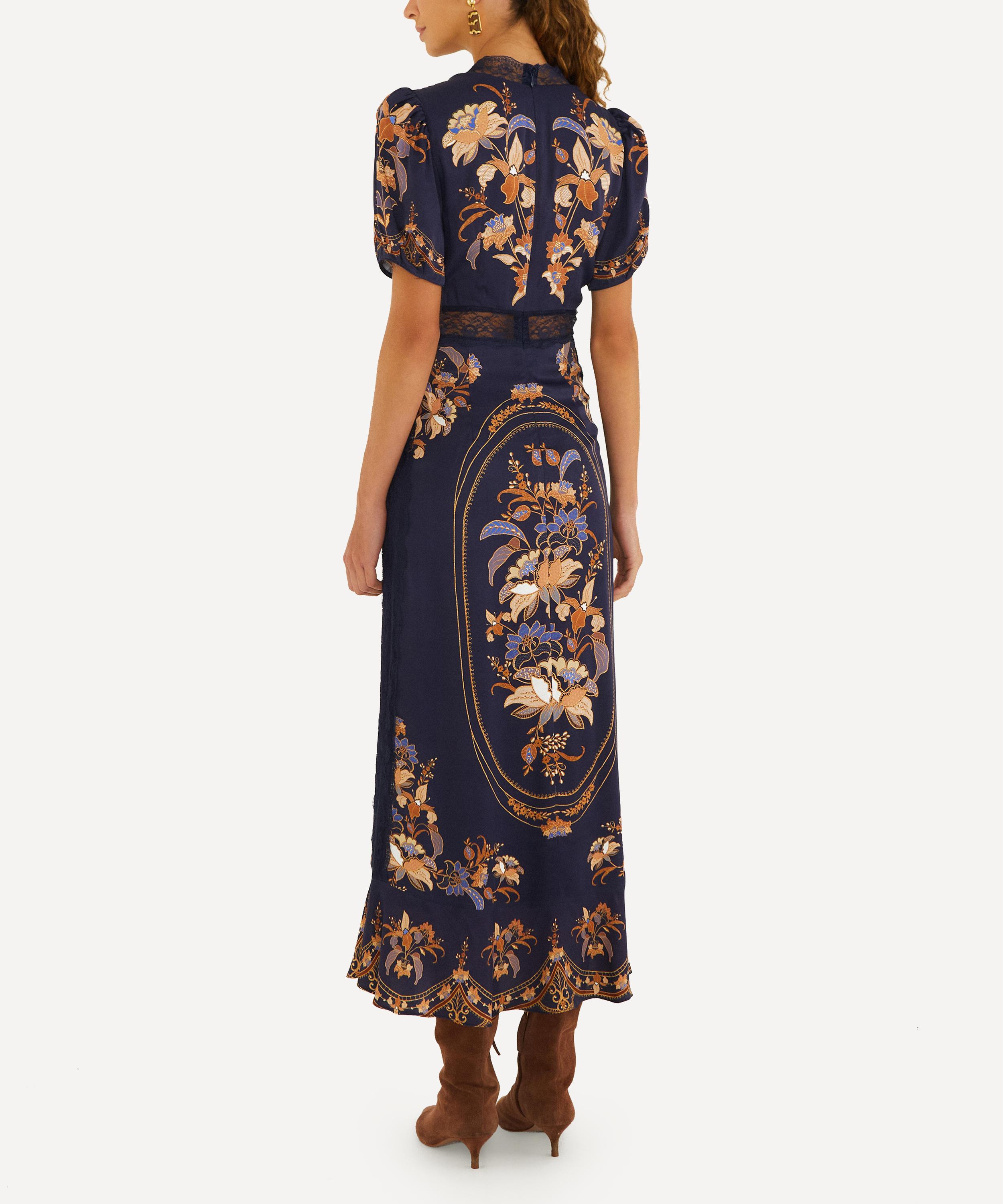 FARM Rio - Navy Lara Maxi Dress image number 2