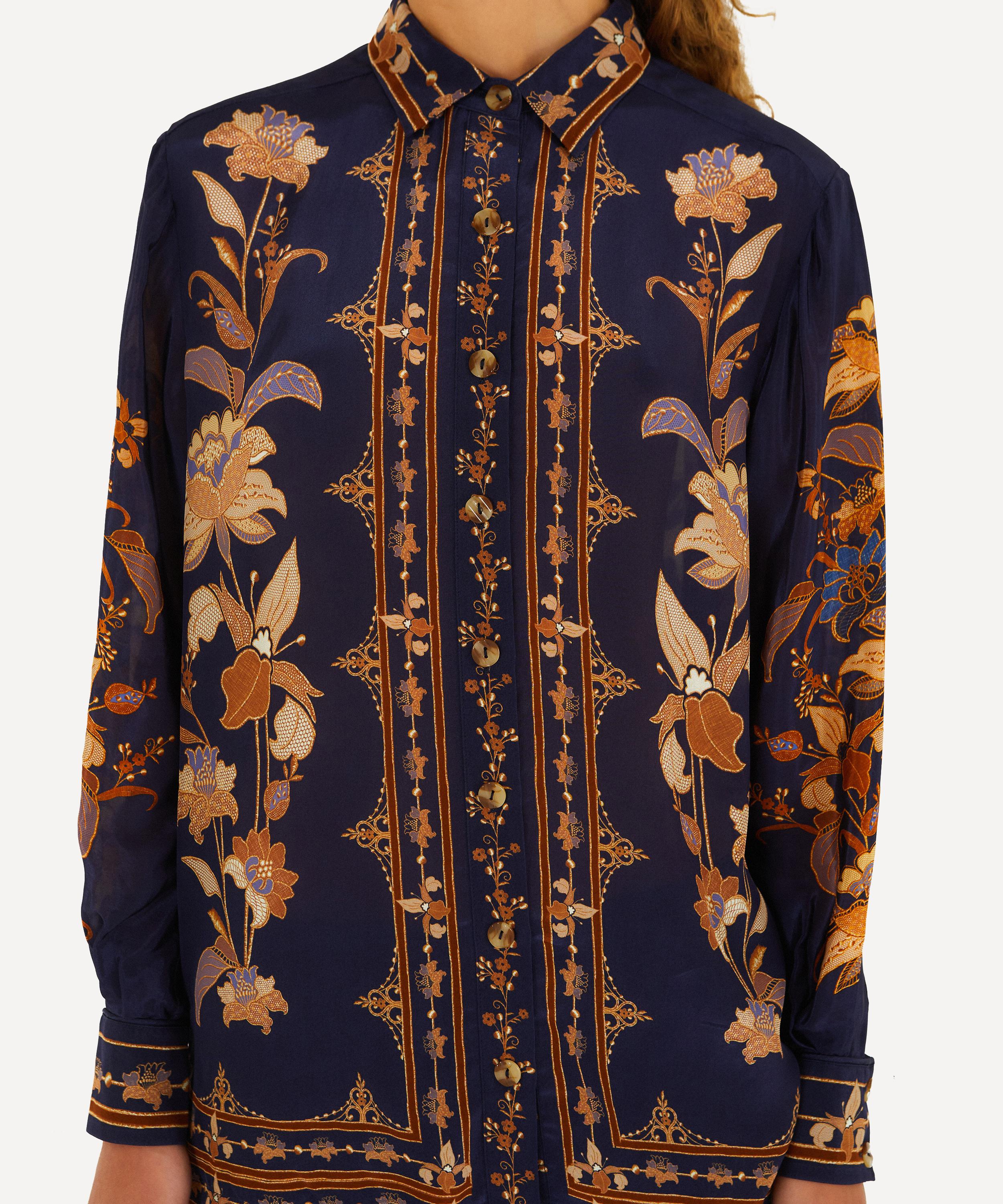 FARM Rio - Navy Lara Pajama Shirt image number 1