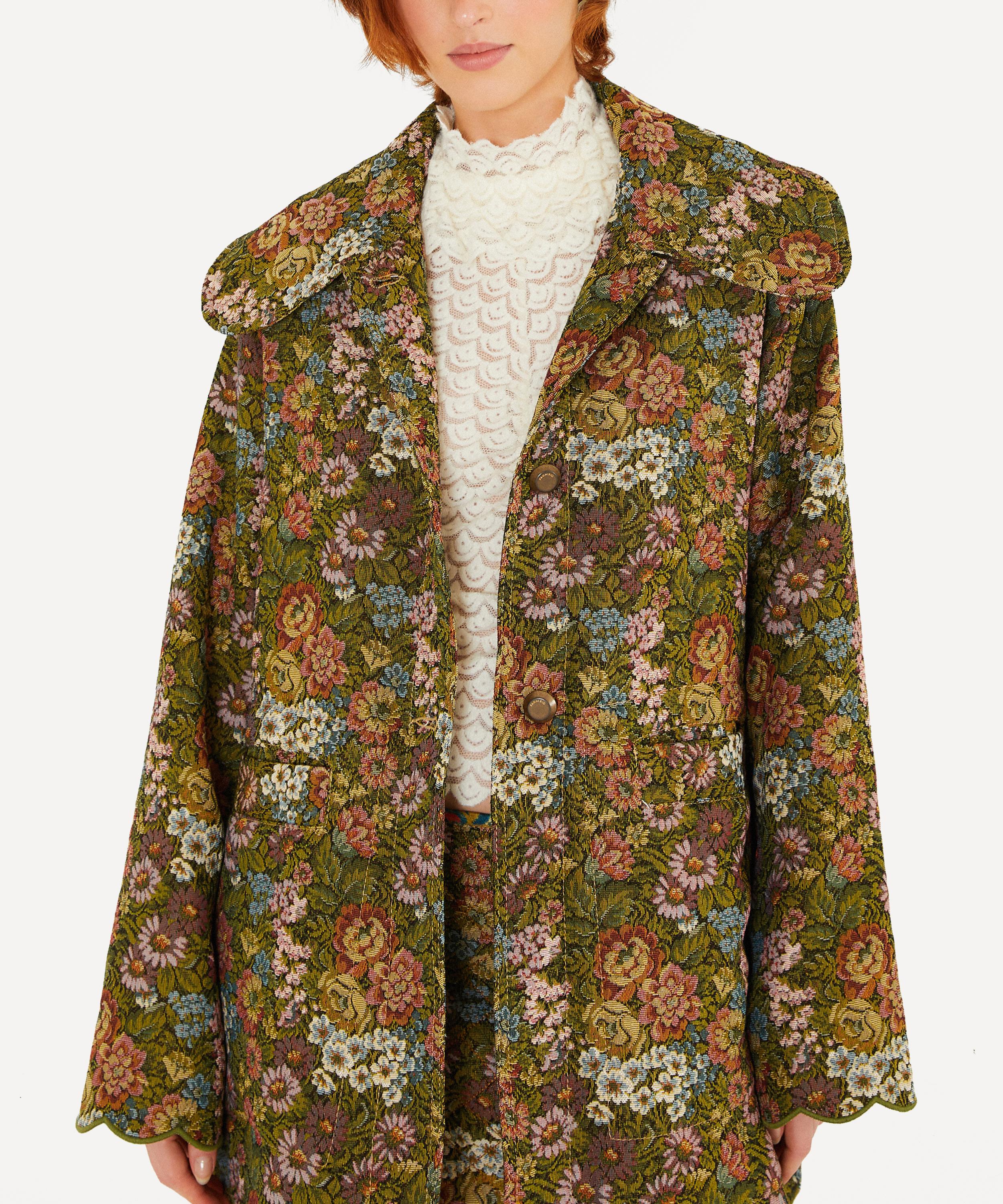FARM Rio - Jacquard Flower Trench Coat image number 0