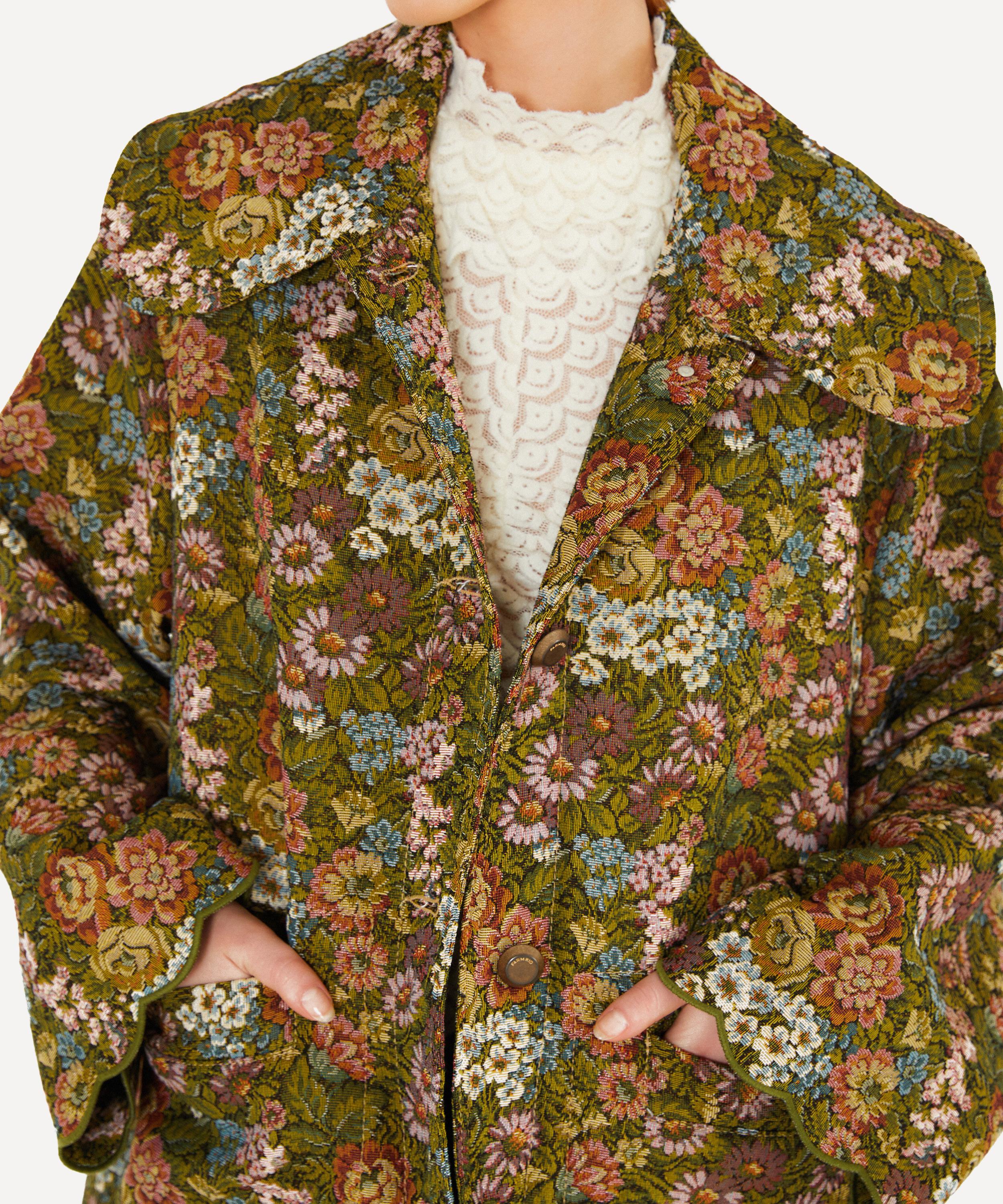 FARM Rio - Jacquard Flower Trench Coat image number 1