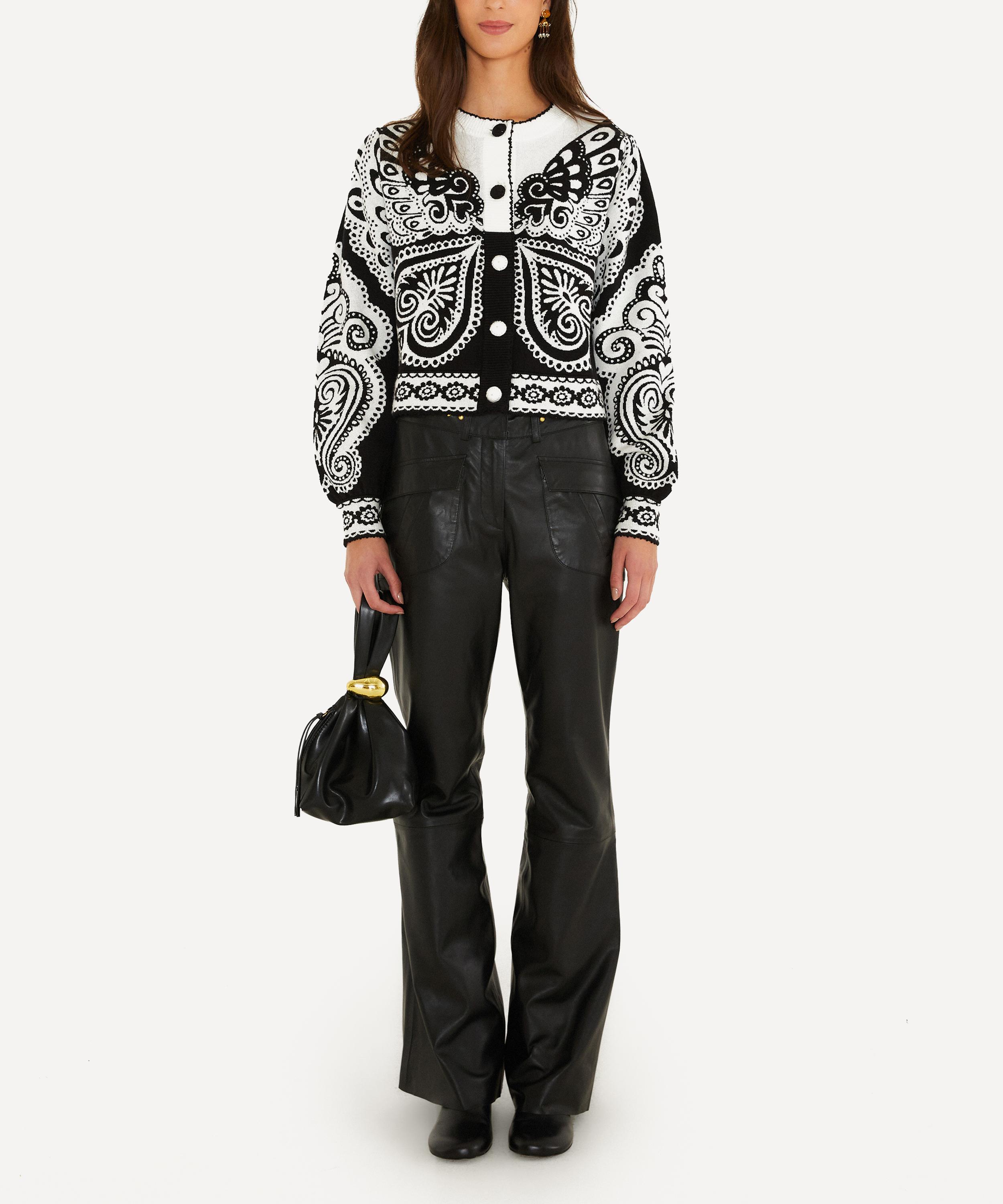 FARM Rio - Butterfly Arabesque Knit Cardigan image number 2