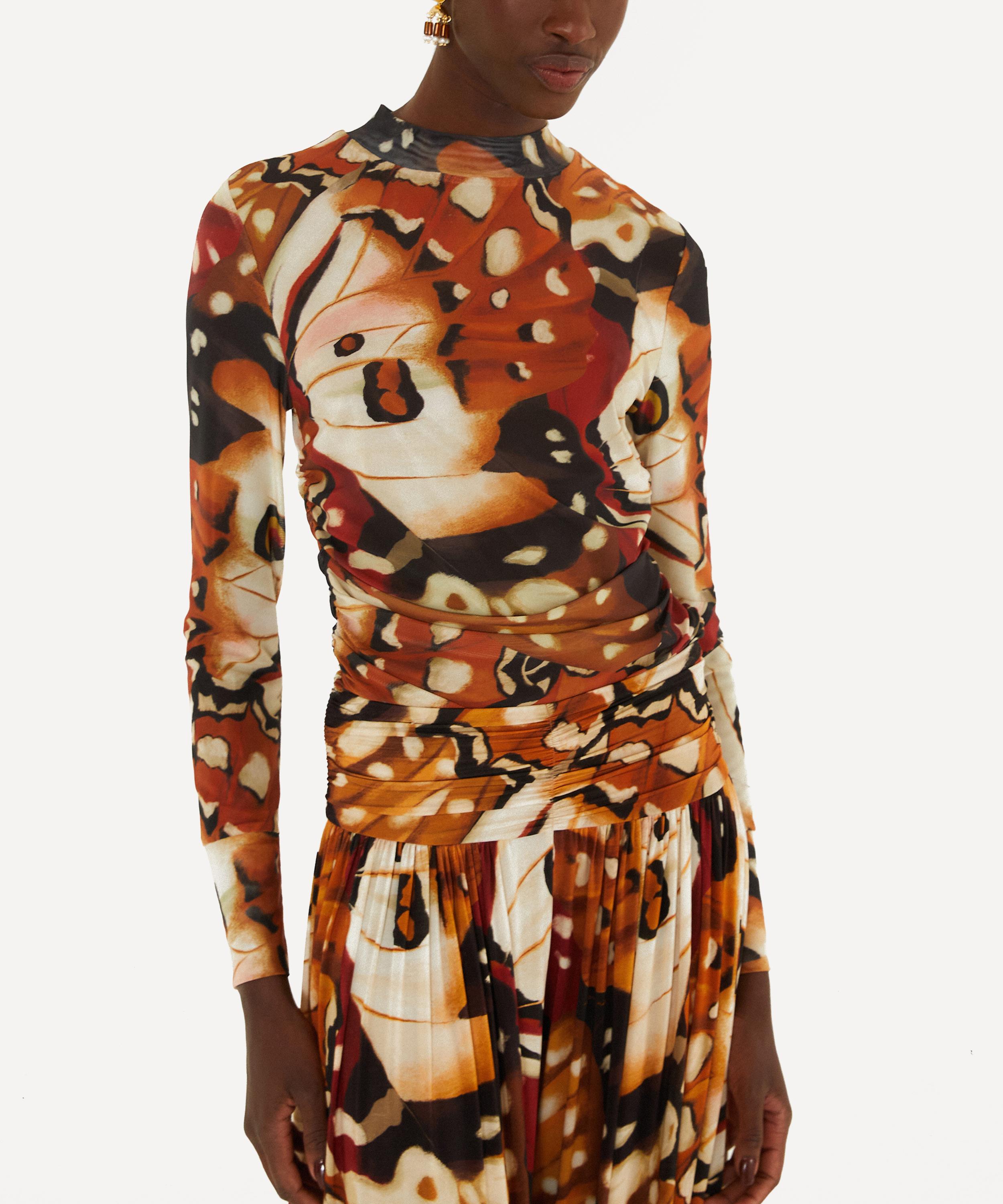 FARM Rio - Multicolor Borbofly Tulle Blouse image number 0