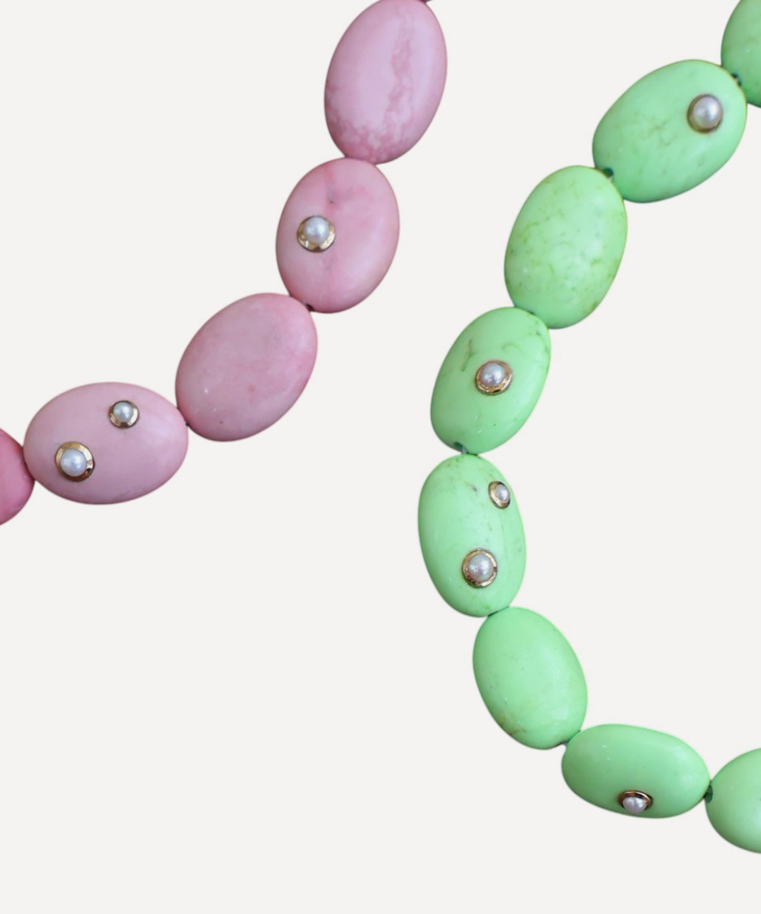 Pacharee - 18ct Gold-Plated Silver Pink Jahn Candy Pearl Necklace image number 0