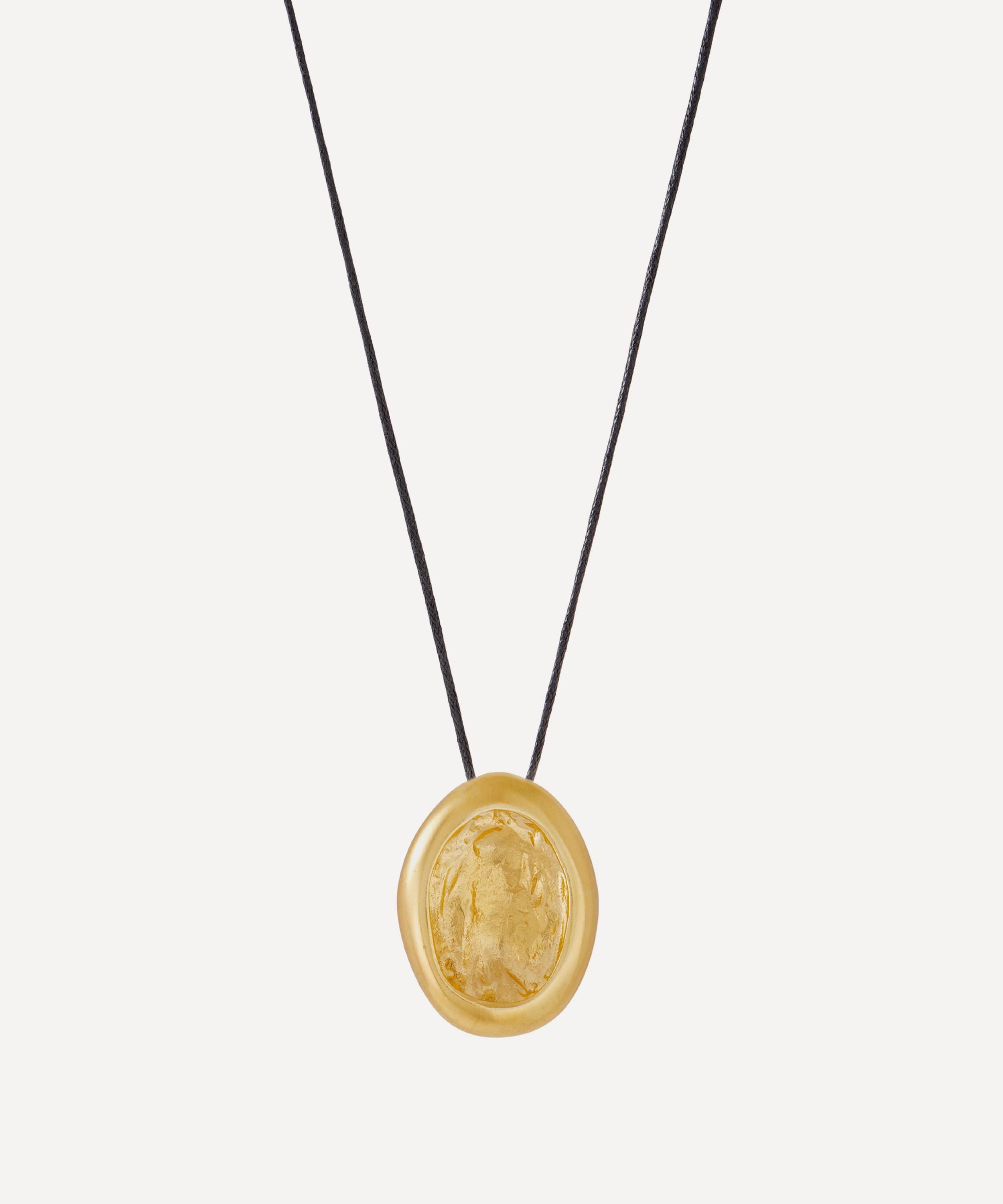 YSSO - 18ct-24ct Gold Plated Aesop Cord Necklace image number 0