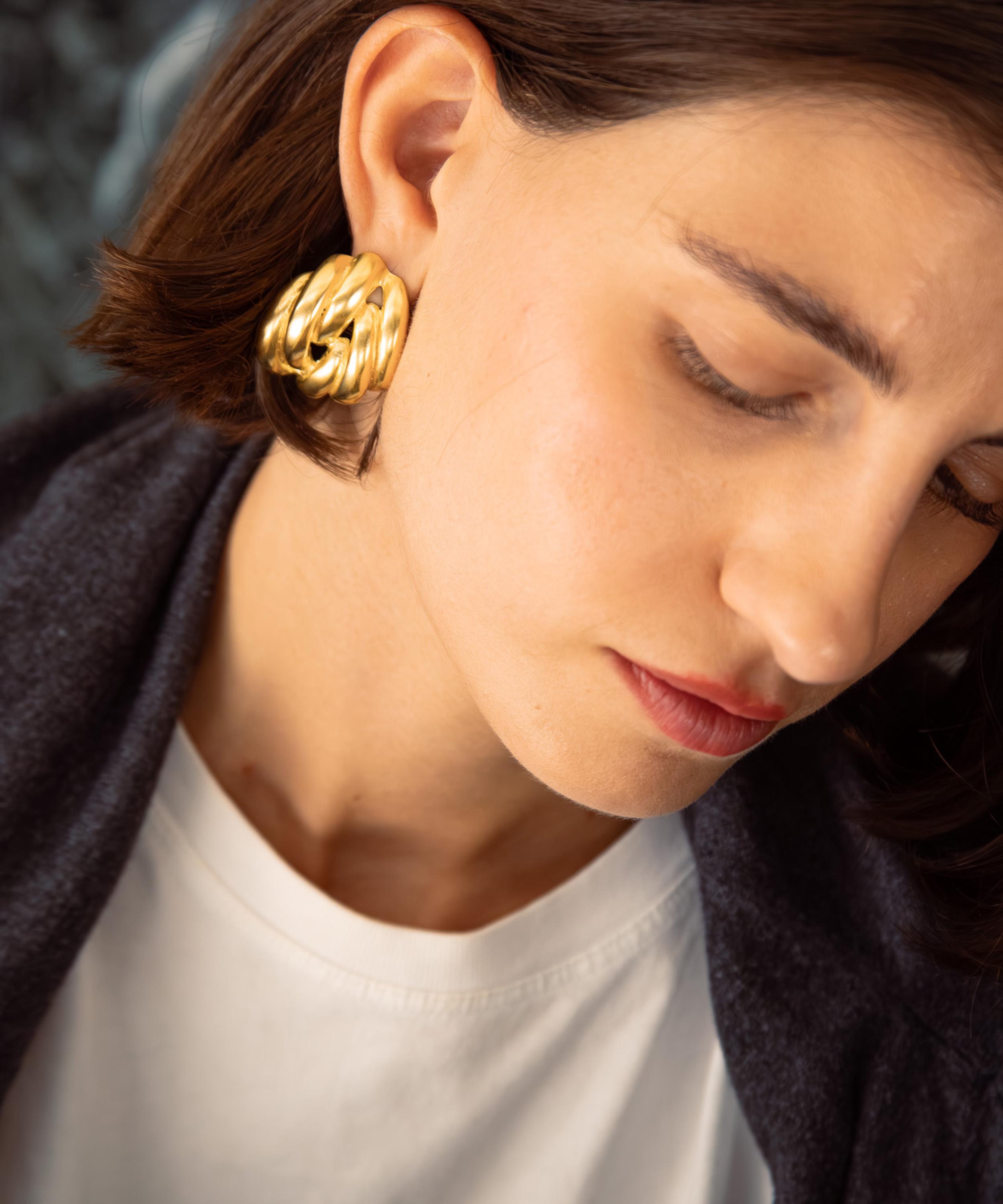 YSSO - 18ct-24ct Gold Plated Clos Earrings image number 1
