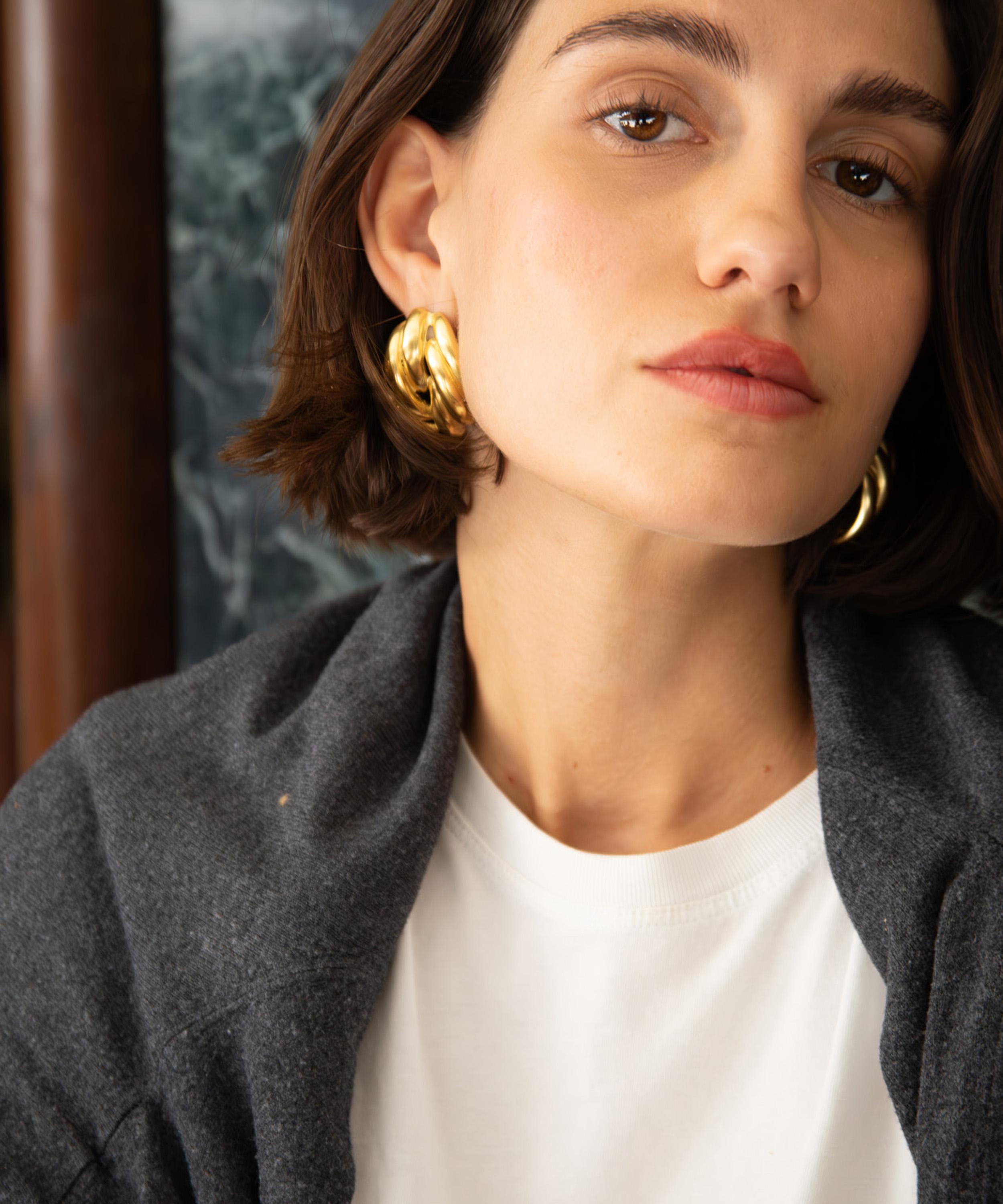 YSSO - 18ct-24ct Gold Plated Clos Earrings image number 2
