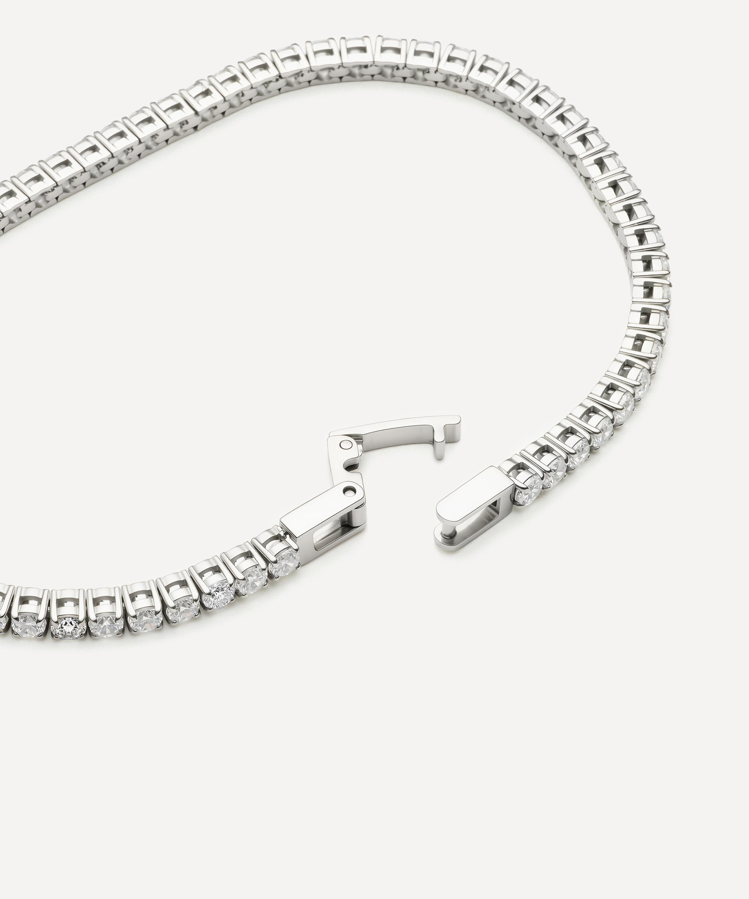 Missoma - Platinum-Plated Tennis Everyday Bracelet image number 1