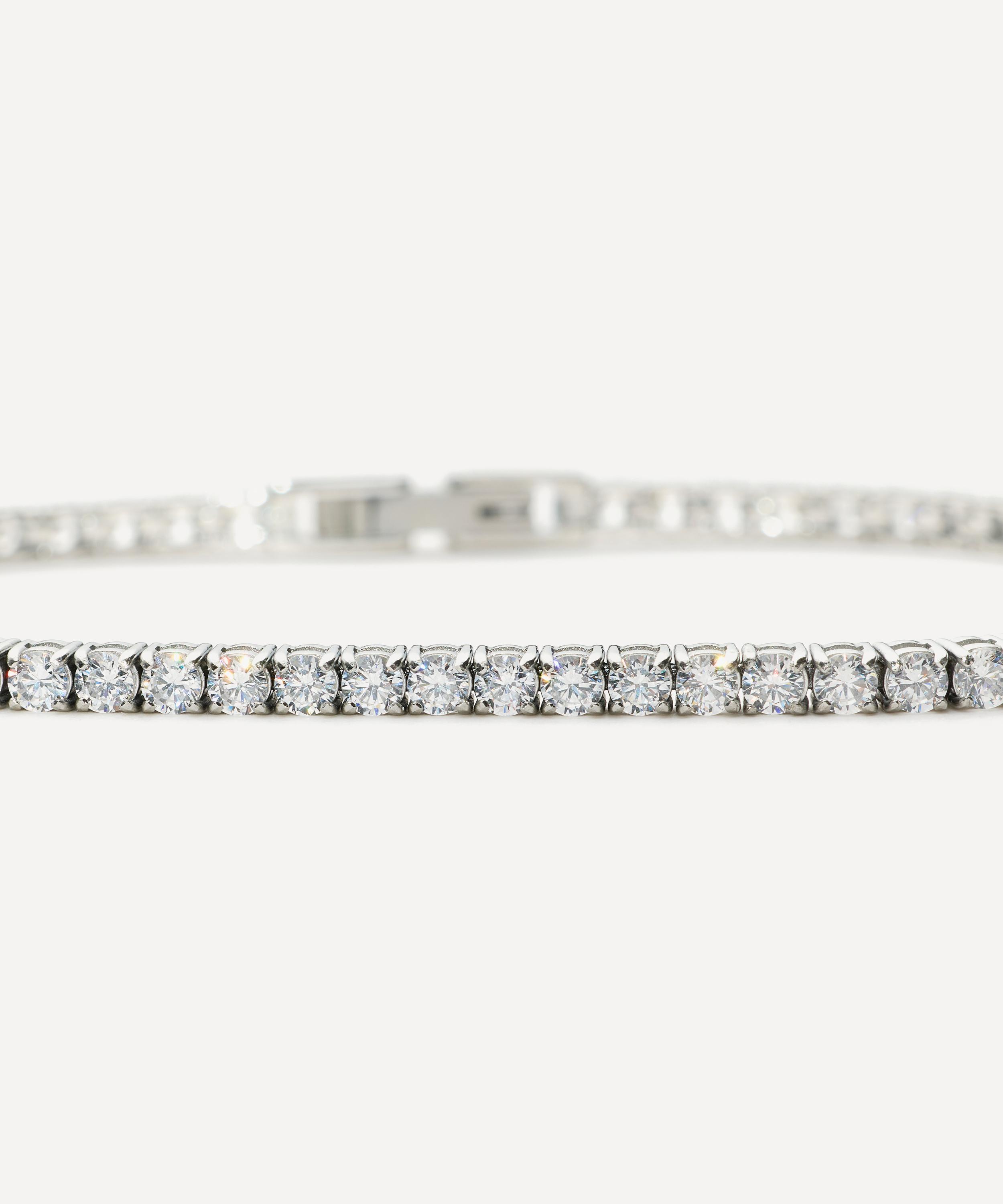 Missoma - Platinum-Plated Tennis Everyday Bracelet image number 2