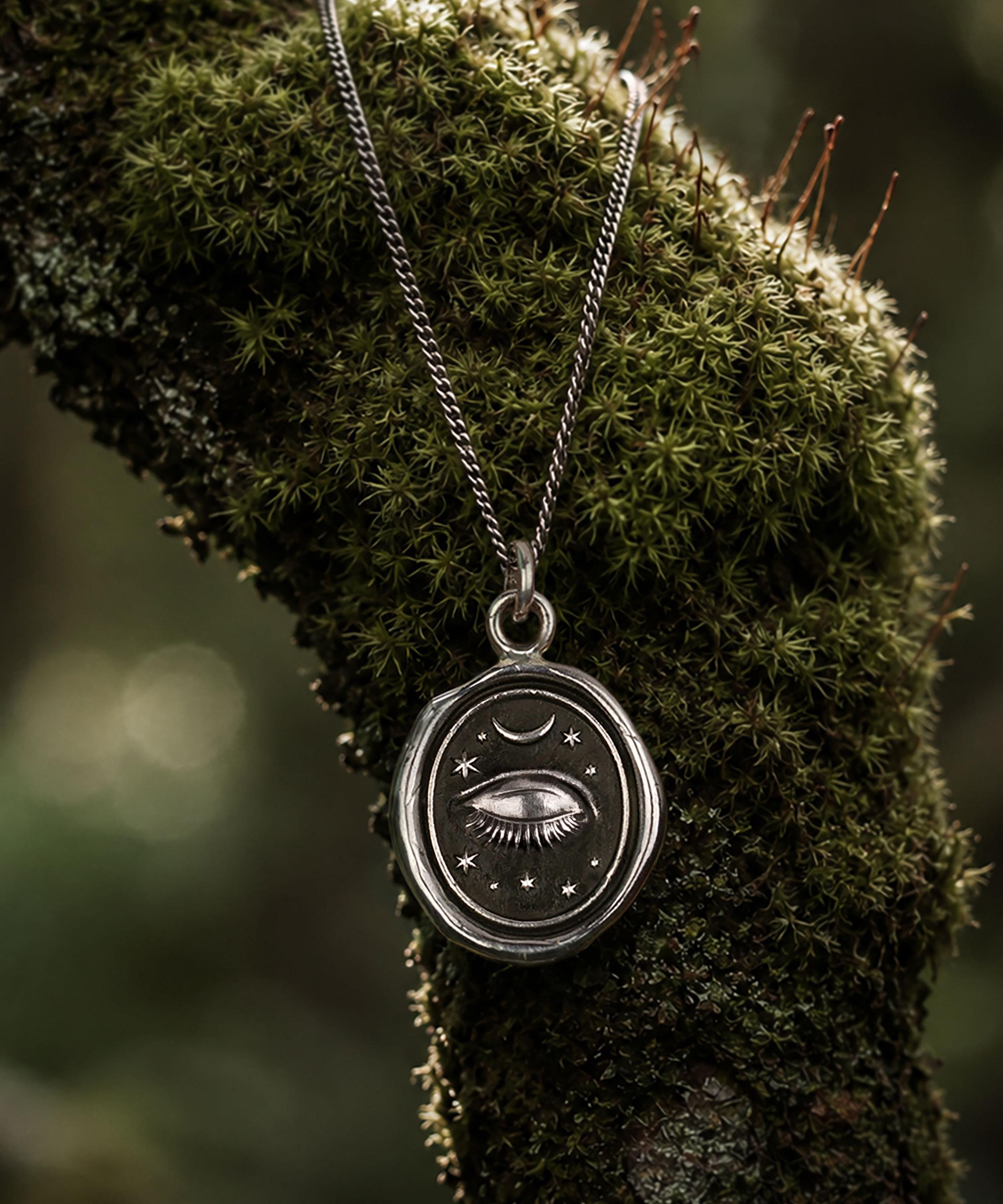 Pyrrha - Sterling Silver Inner Vision Pendant Necklace image number 2