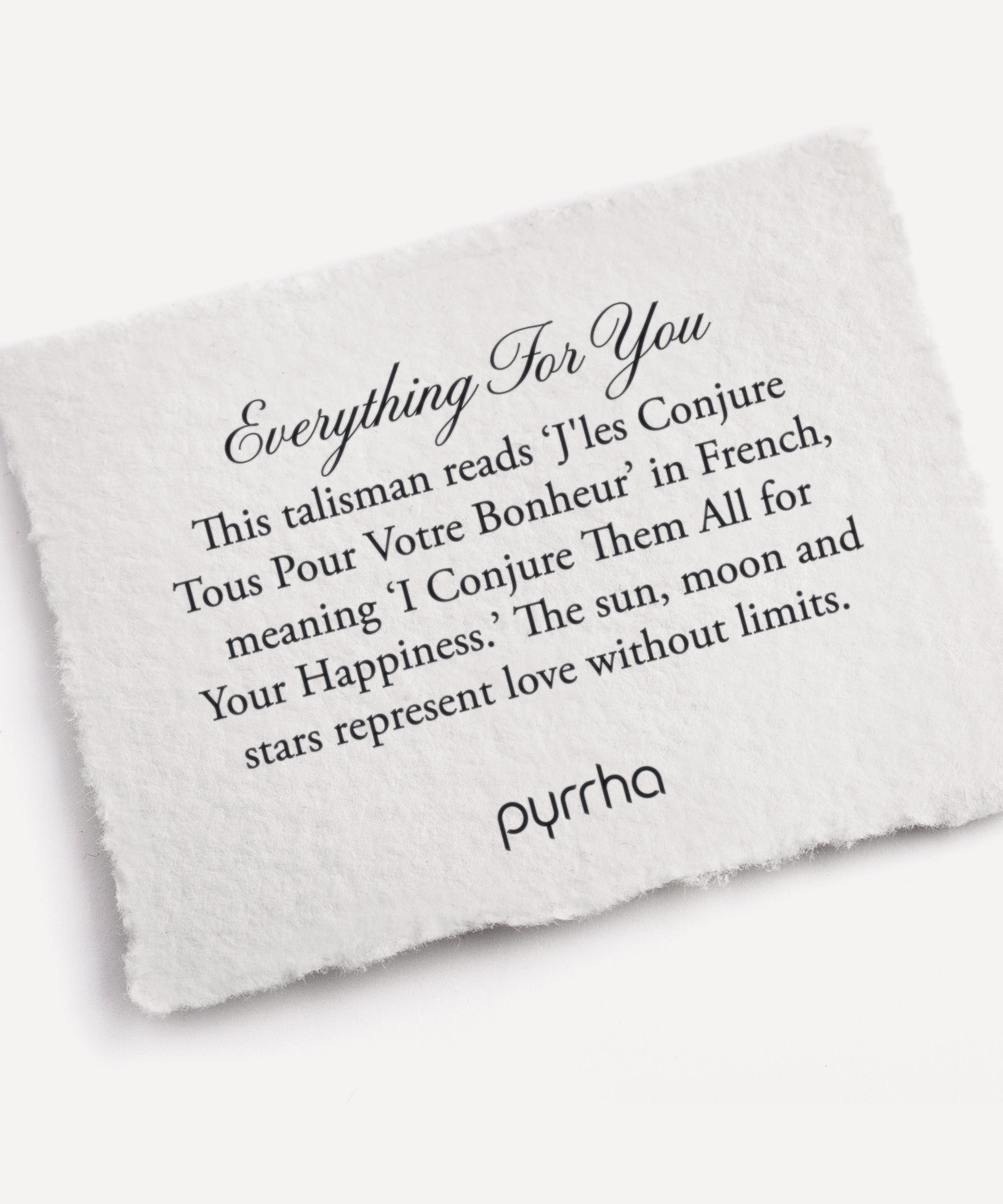 Pyrrha - Sterling Silver Everything For You Pendant Necklace image number 1