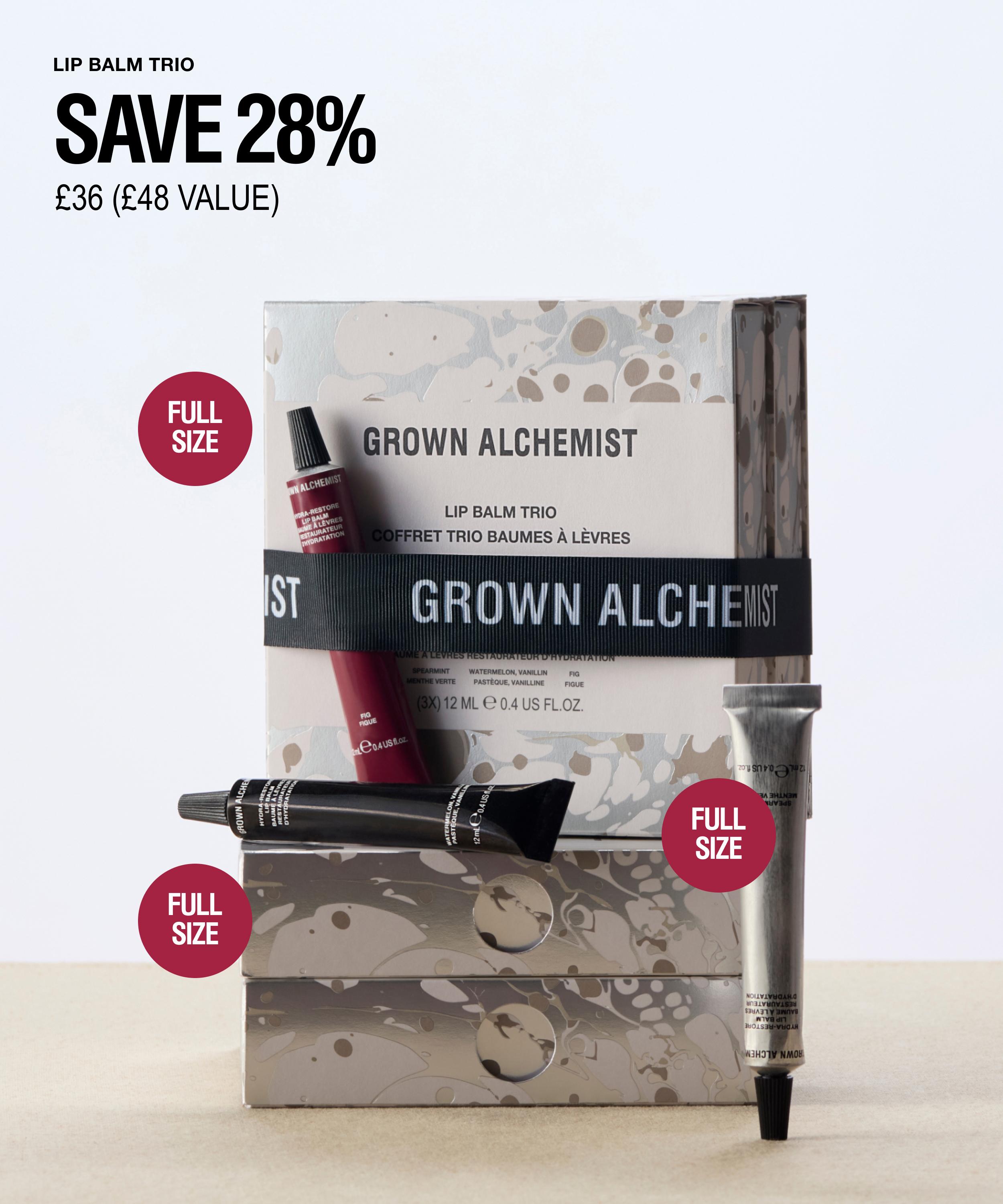 Grown Alchemist - Lip Balm Trio Set image number 2