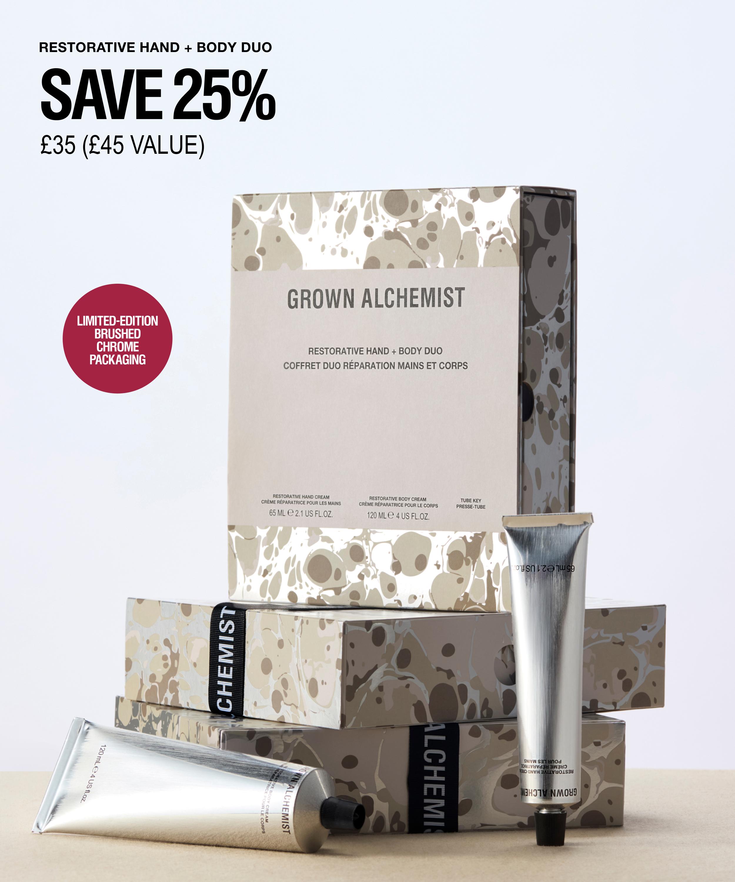 Grown Alchemist - Restorative Hand and Body Duo Set image number 2