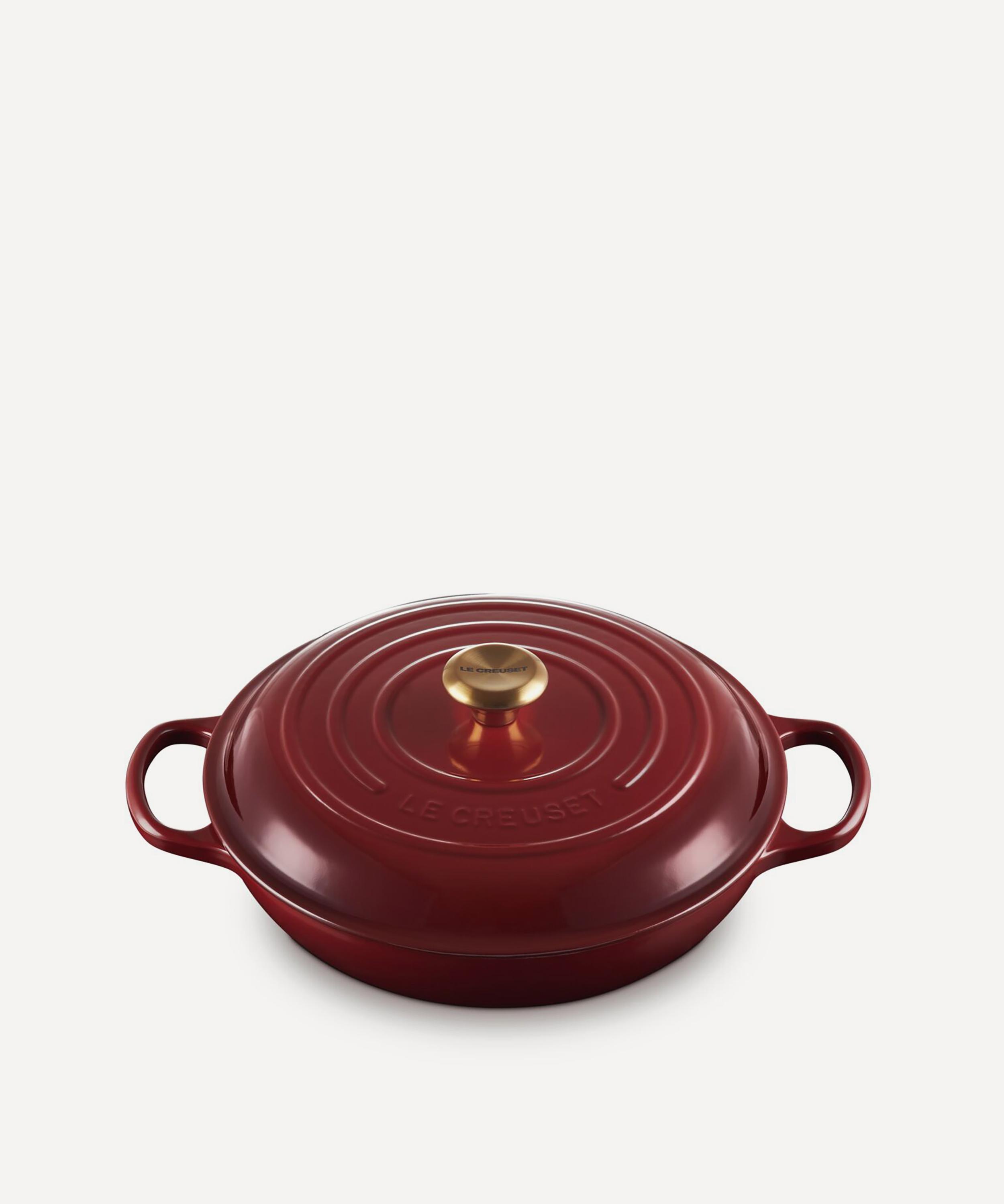 Le Creuset - Signature Cast Iron 30cm Shallow Casserole in Garnet image number 1