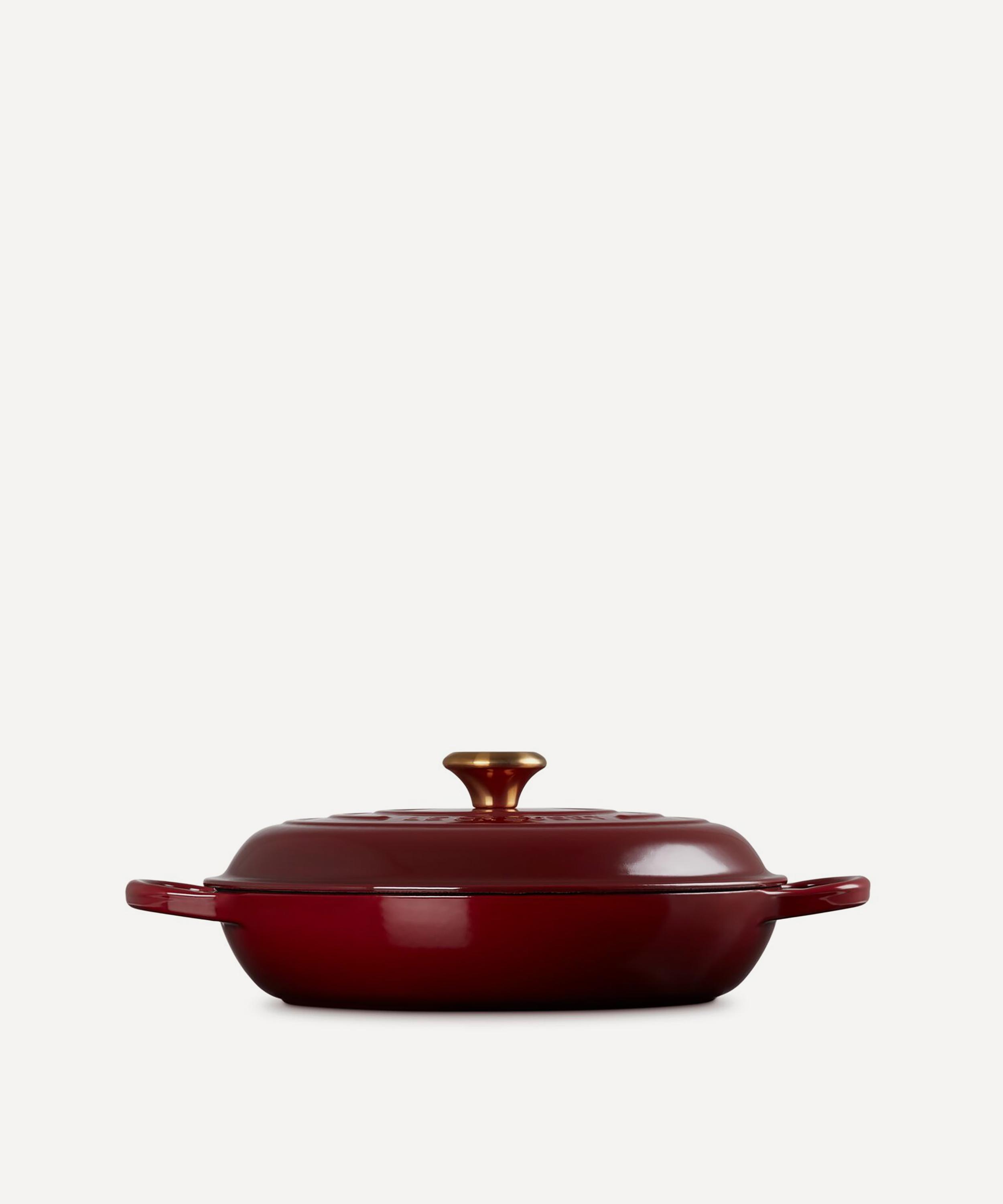 Le Creuset - Signature Cast Iron 30cm Shallow Casserole in Garnet image number 2