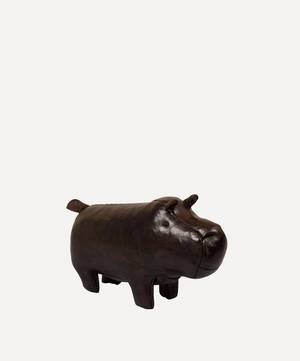 Miniature Leather Hippopotamus