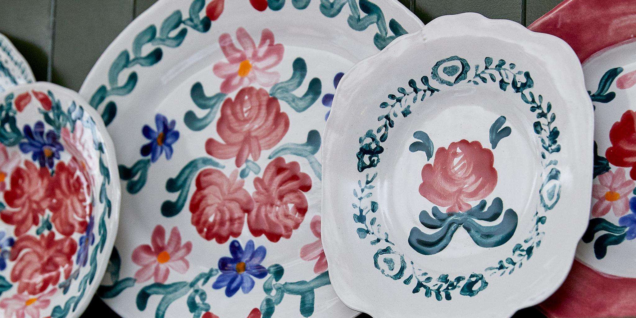 zsuzsanna ceramic plates