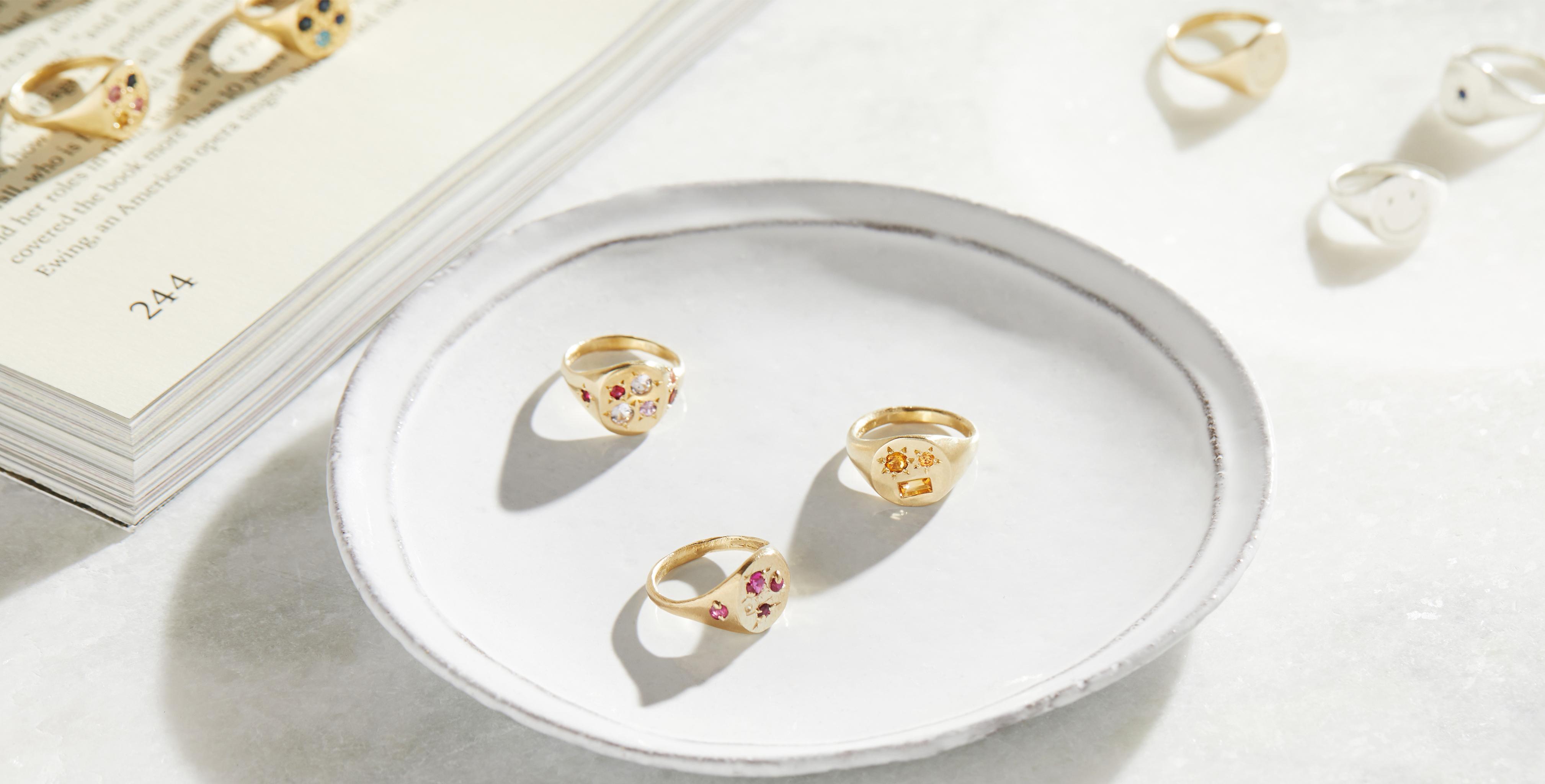Seb Brown 14ct Gold Ruby Serpent Ring | Liberty