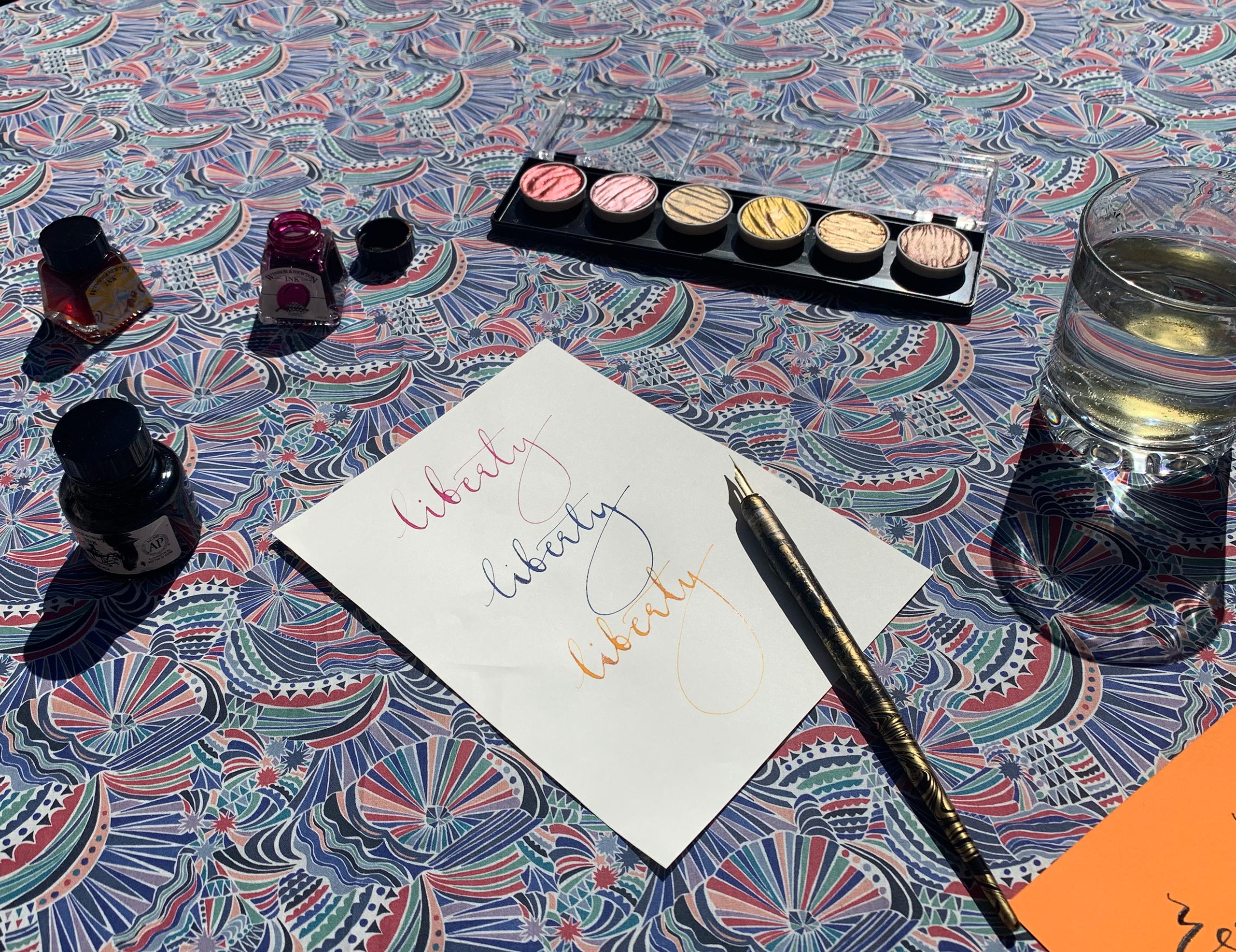 #LibertyCraftClub: Calligraphy with Nimi