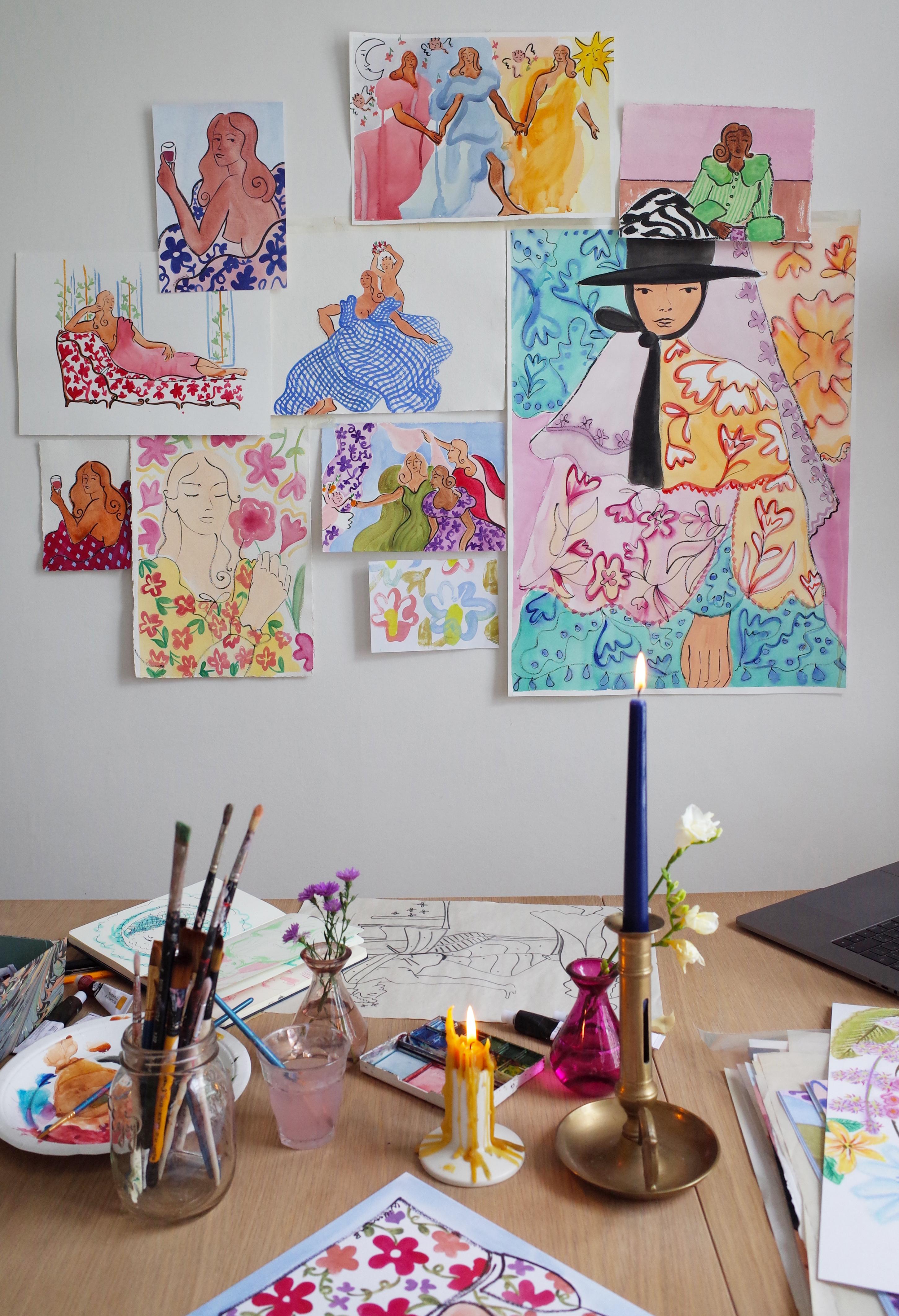 in the studio with willemien bardawil