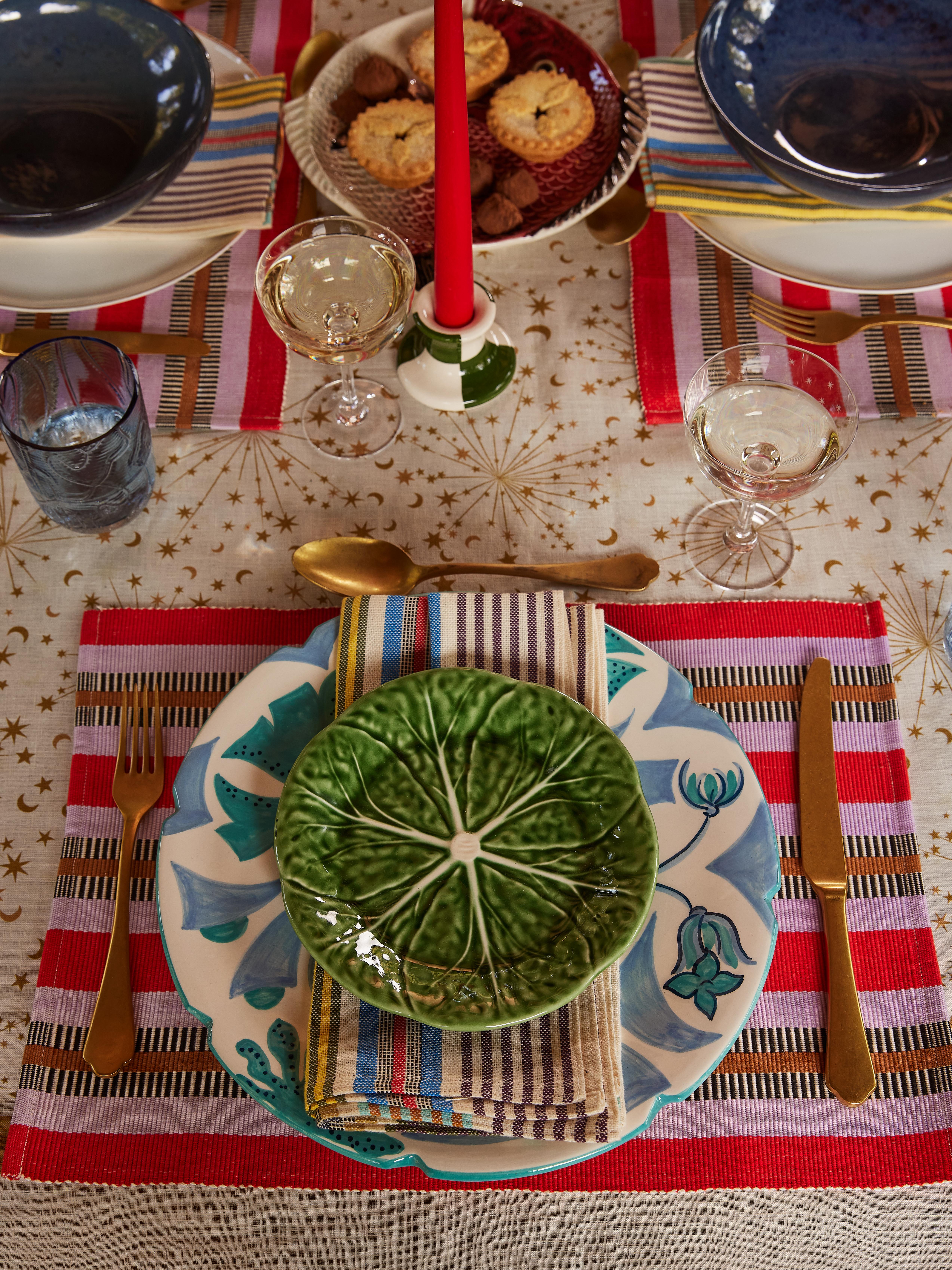 Liberty Christmas table setting