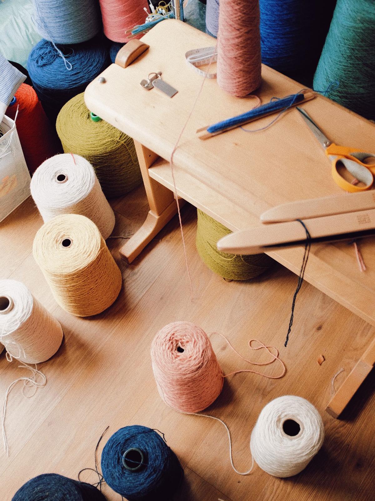 Epoch textiles in the studio