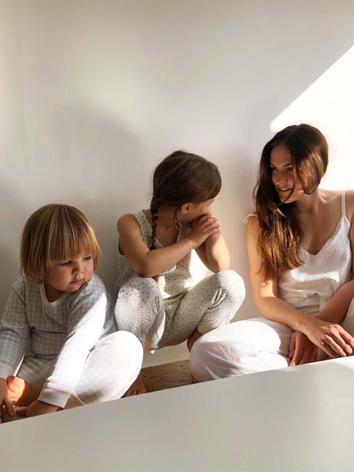 Sophie Hipkiss with kids