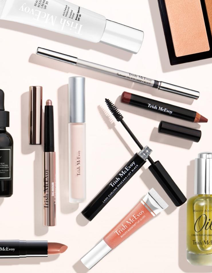 A selection of Trish McEvoy products