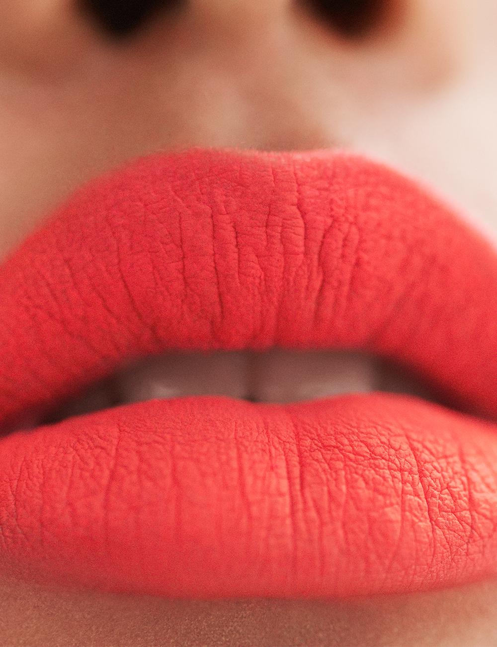 A Makeup Math Formula: Taupe Eyeshadow + Matte Red Lips + Bronzer