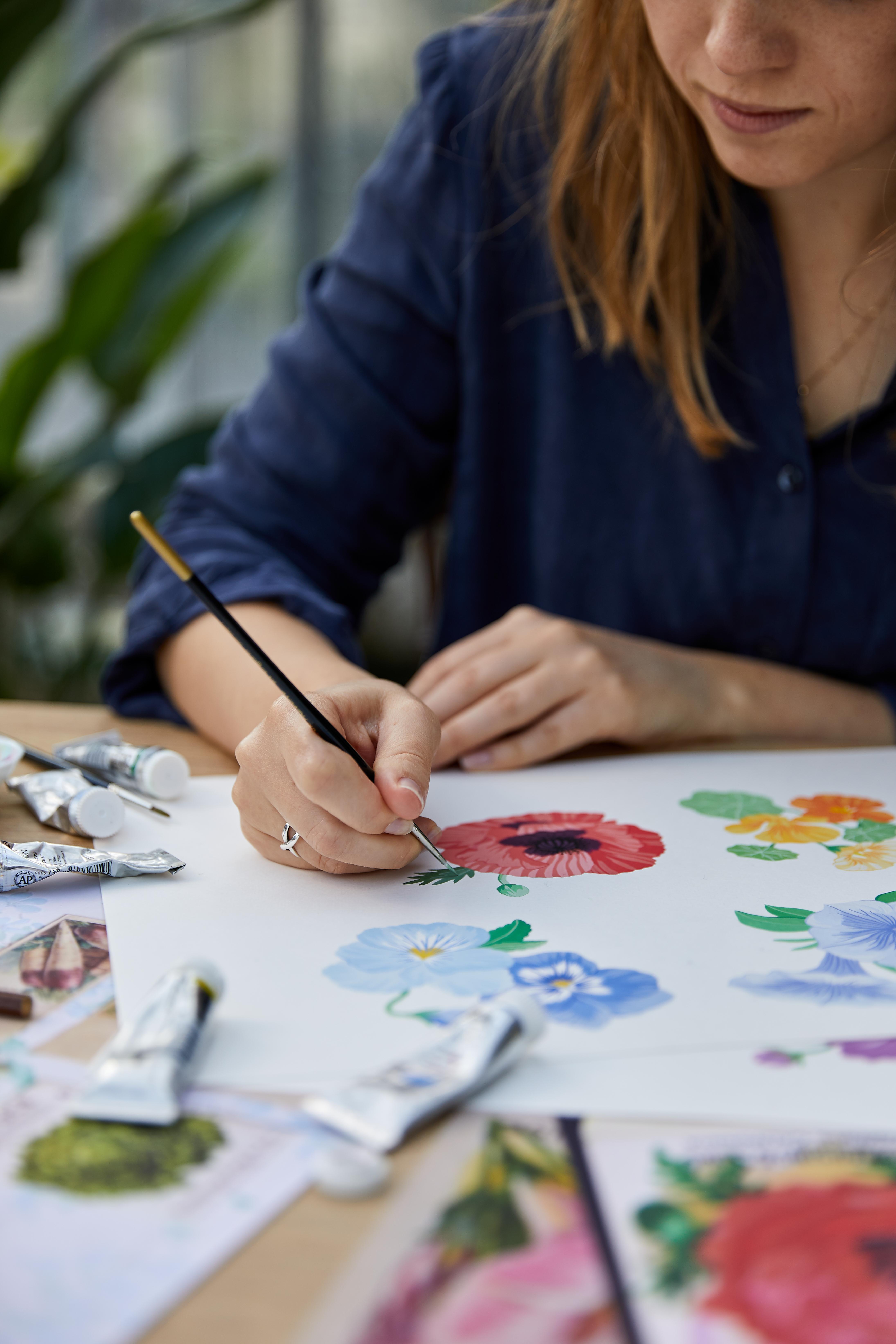 How to paint a gouache rose › The Weekend Beckons