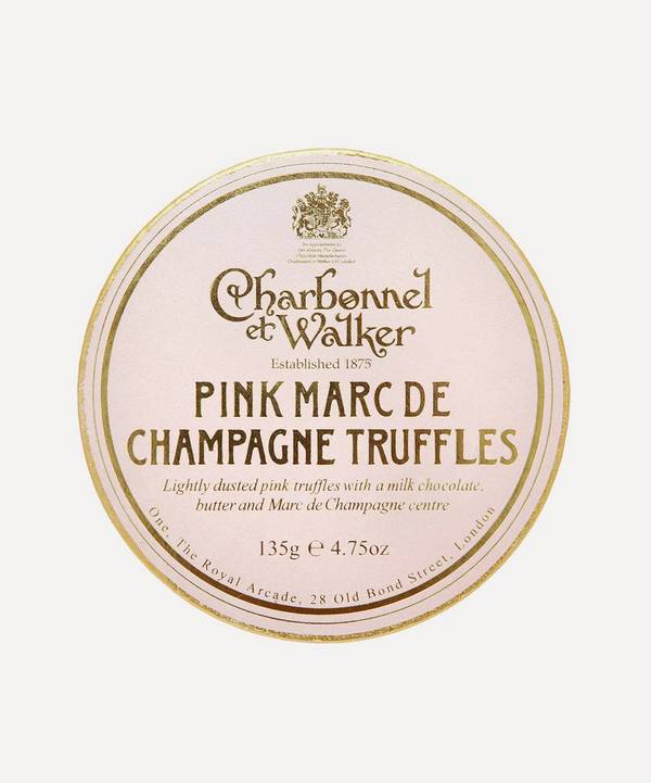 Charbonnel et Walker - Pink Marc de Champagne Truffles 135g image number 0