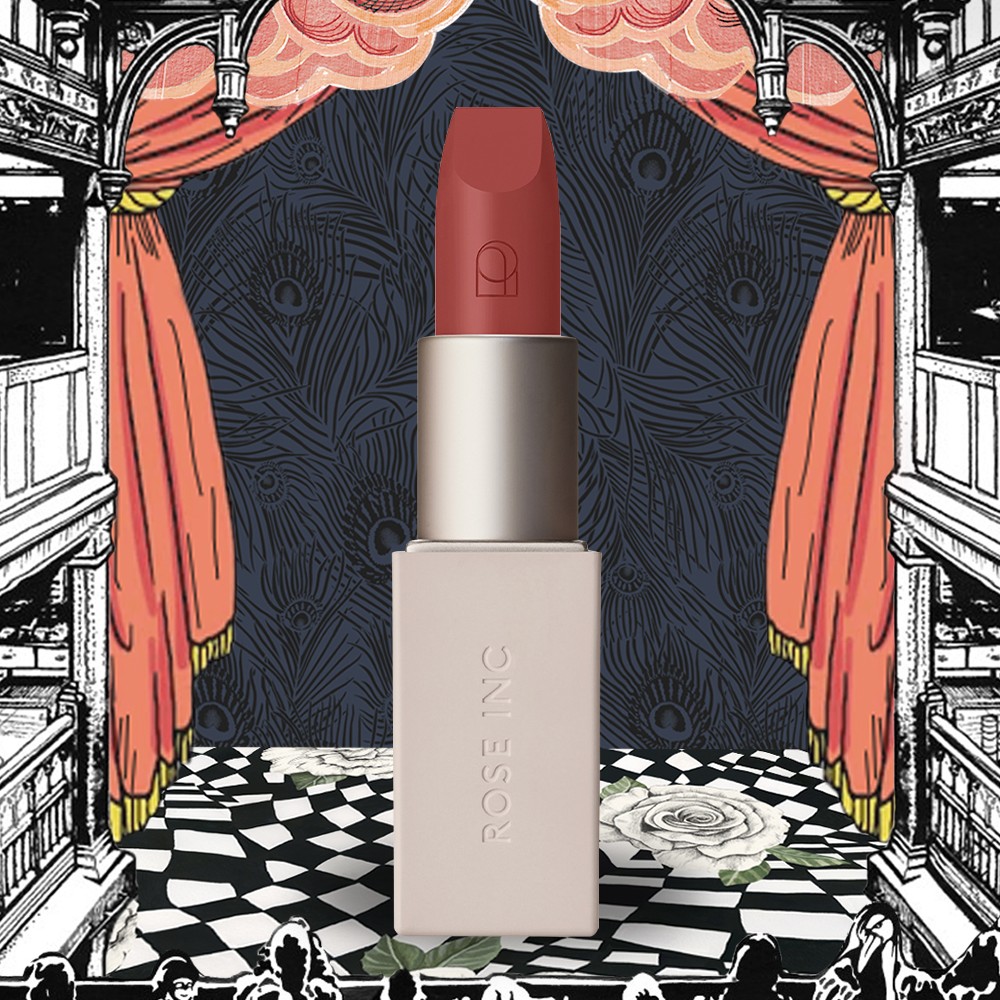 Rose Inc Satin Lip Colour Refillable Lipstick in Persuasive Review