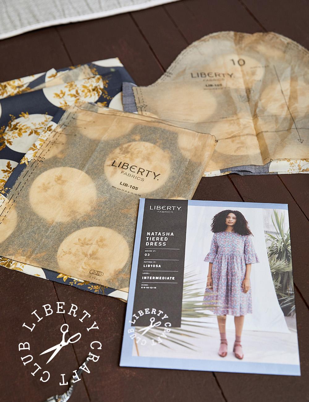 how to sew a dress with Liberty craft club