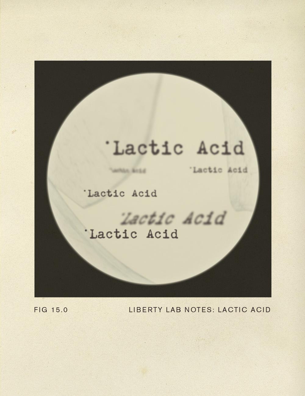Liberty Lab Notes: Lactic Acid