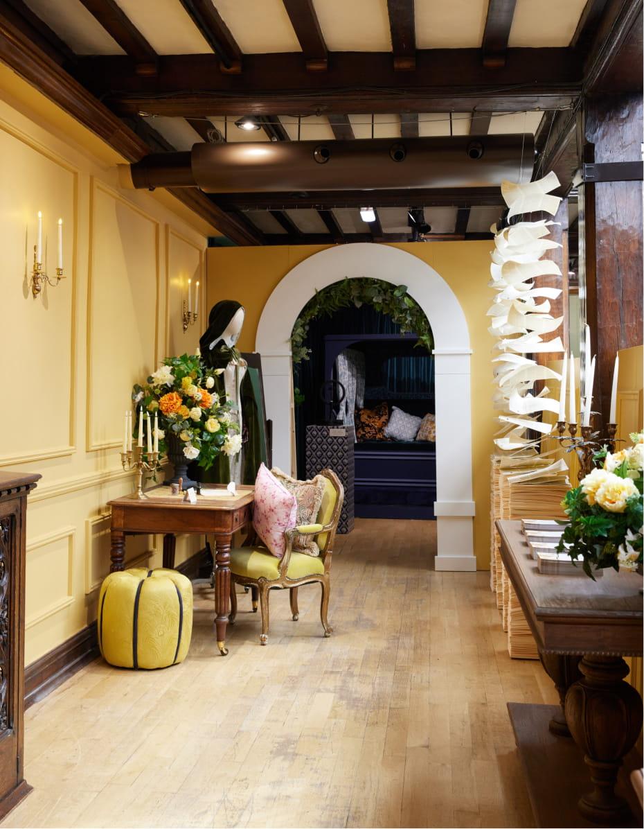 The Liberty Fabrics & Bridgerton immersive pop-up
