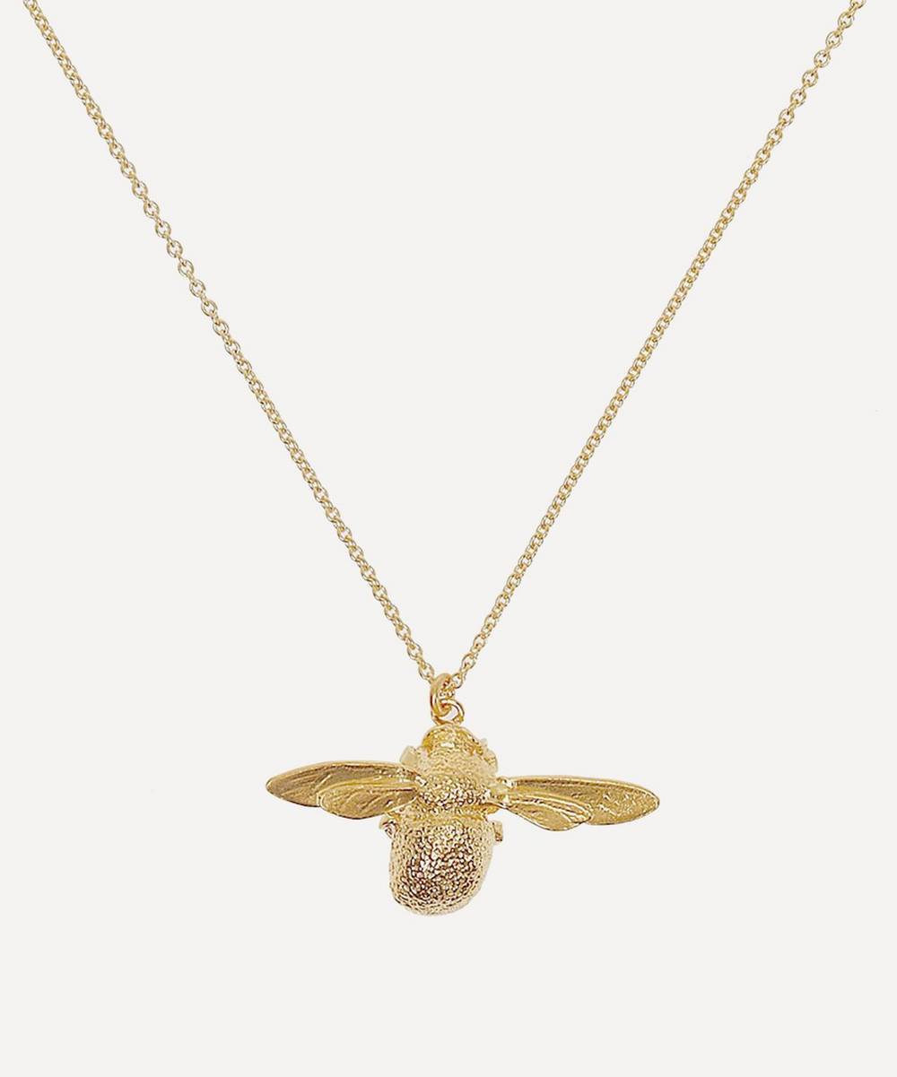 Alex Monroe - Gold-Plated Bumblebee Necklace