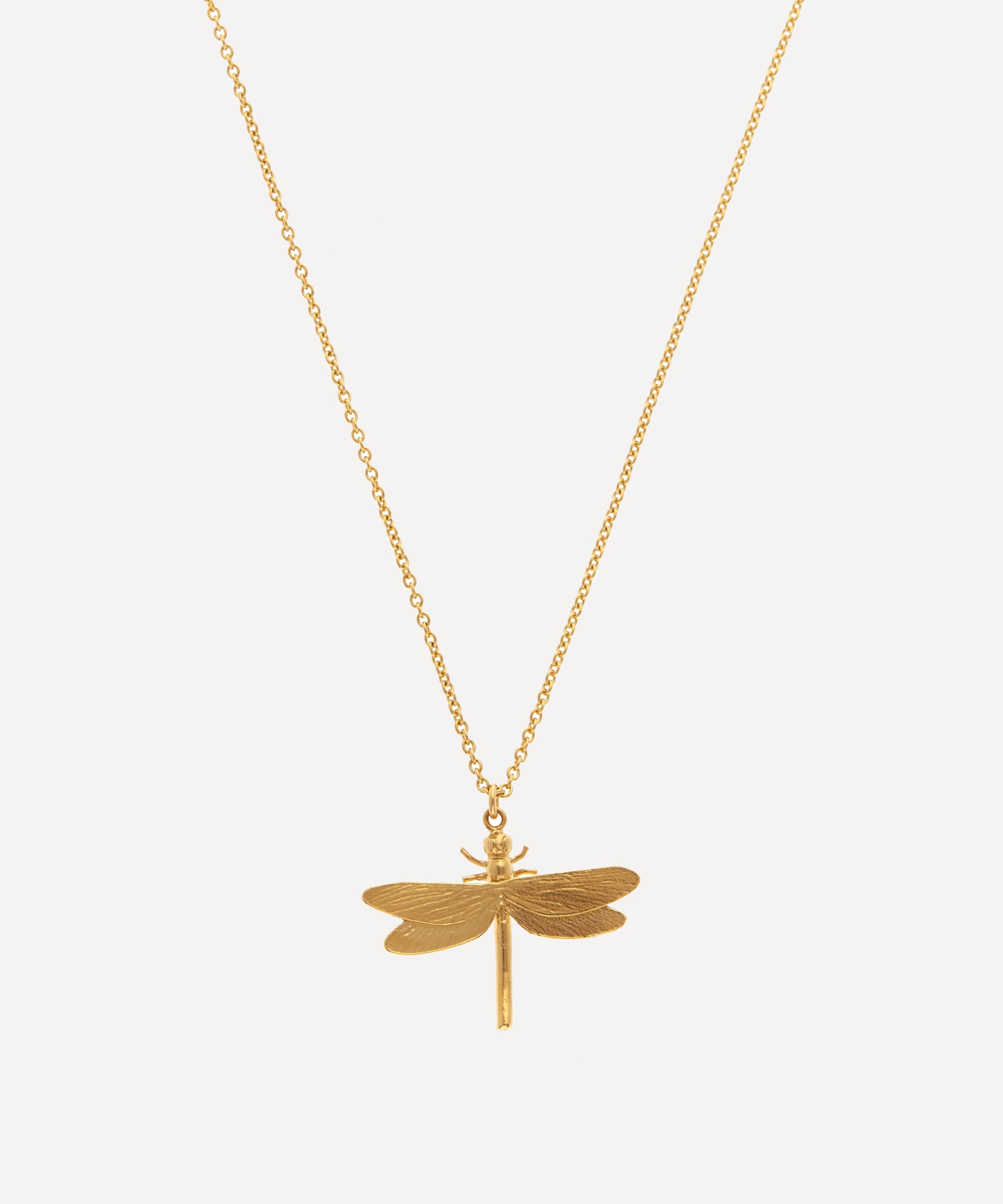 Alex Monroe - Gold-Plated Dragonfly Pendant Necklace