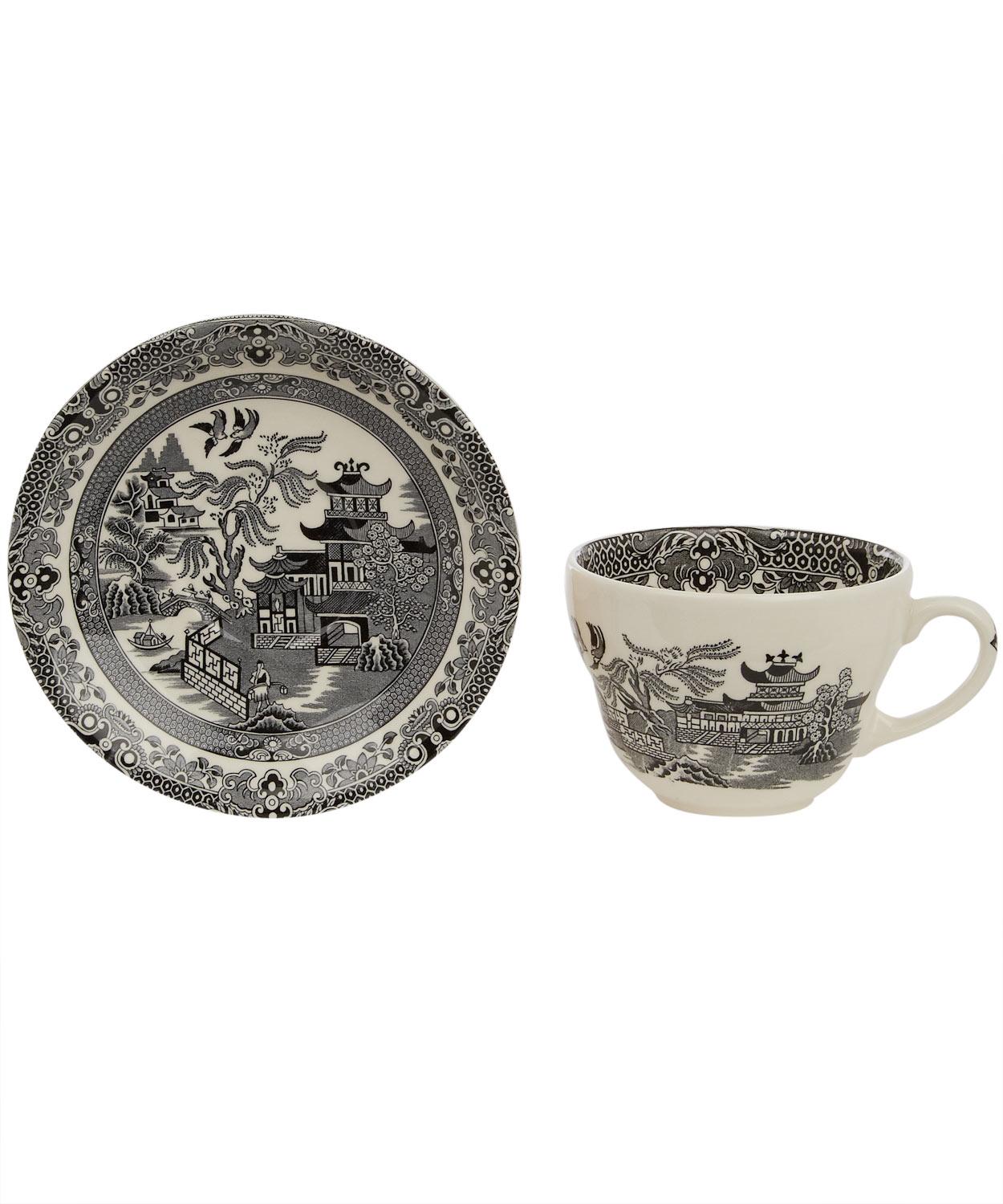 Burleigh -  Willow Breakfast Cup And Saucer image number 2