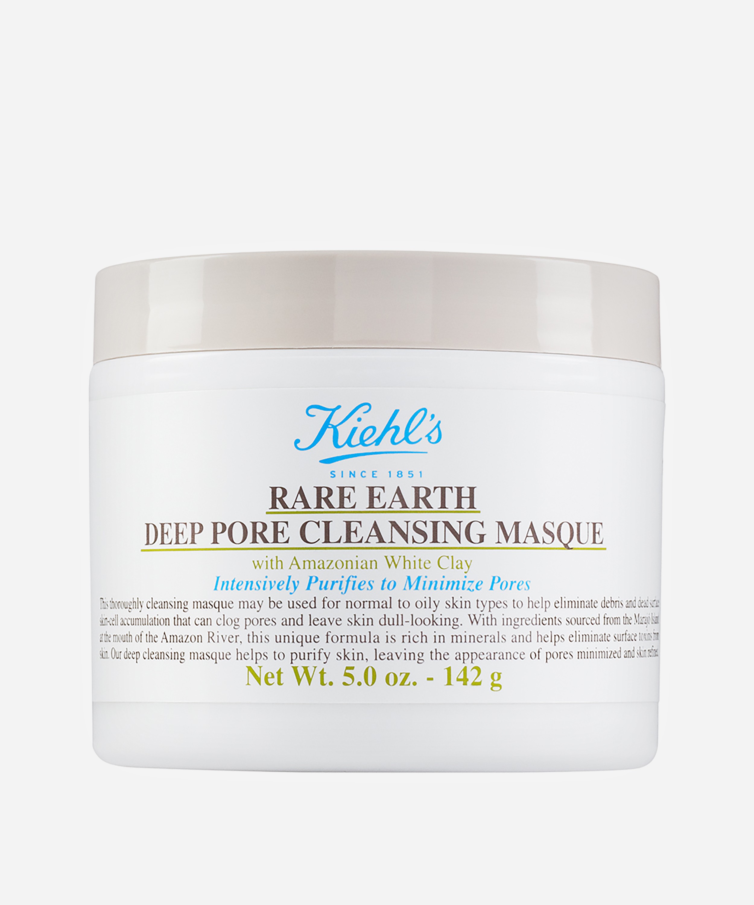 Kiehl's - Rare Earth Pore Cleansing Masque 142g image number 0