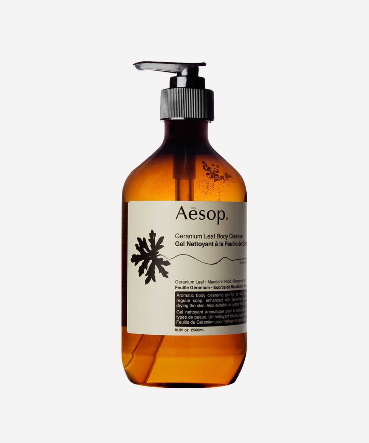 Aesop geranium deals leaf body cleanser